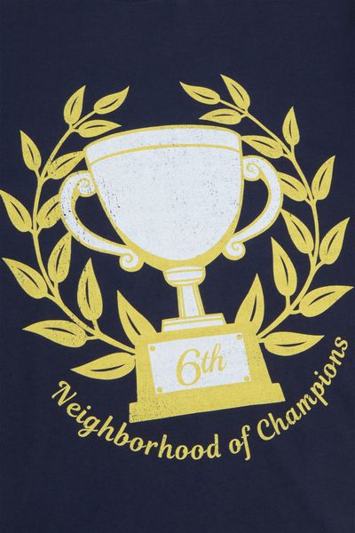 "TROPHY" TEE - NAVY