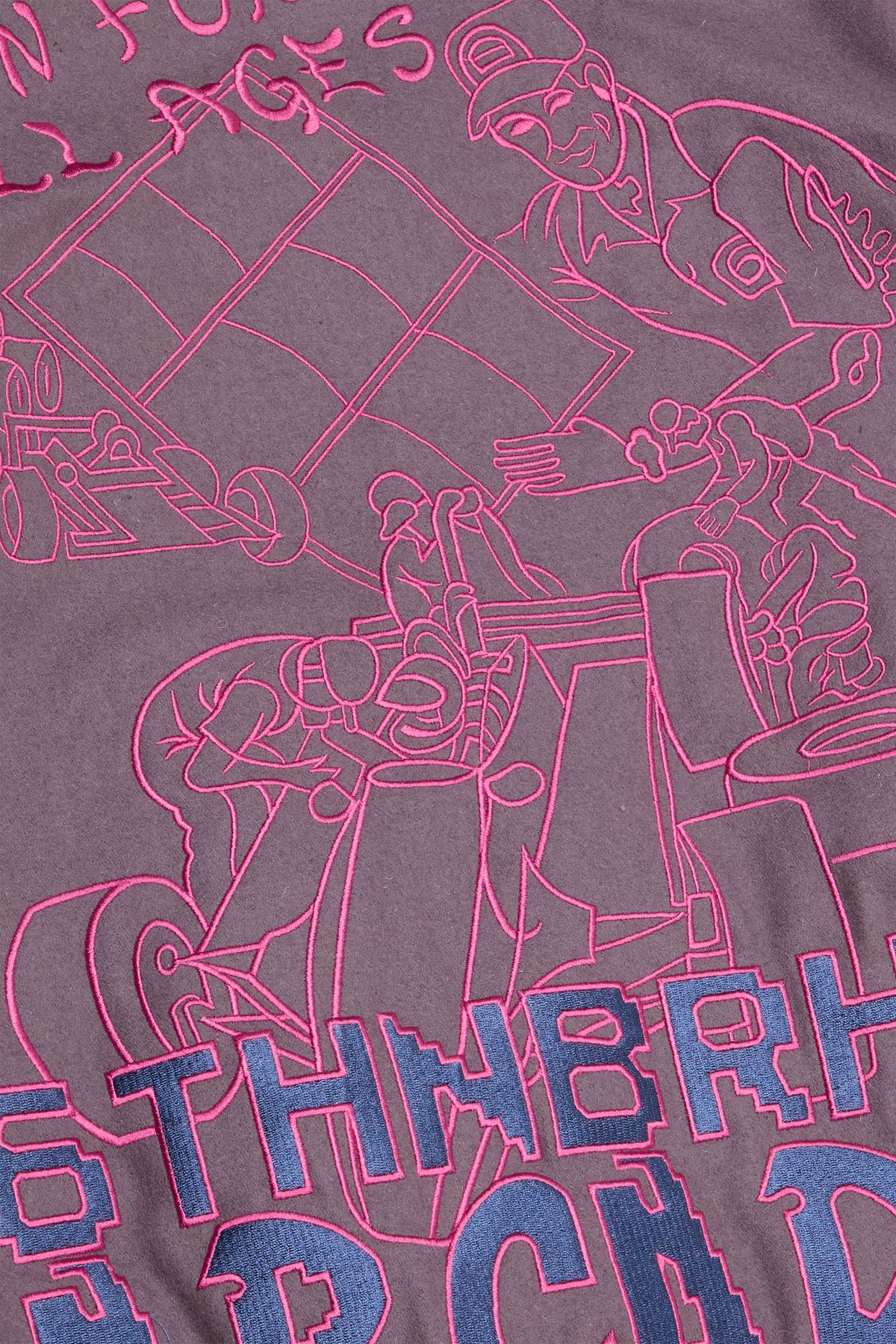 "DIGITAL" COTTON-WOOL JACKET - VIOLET
