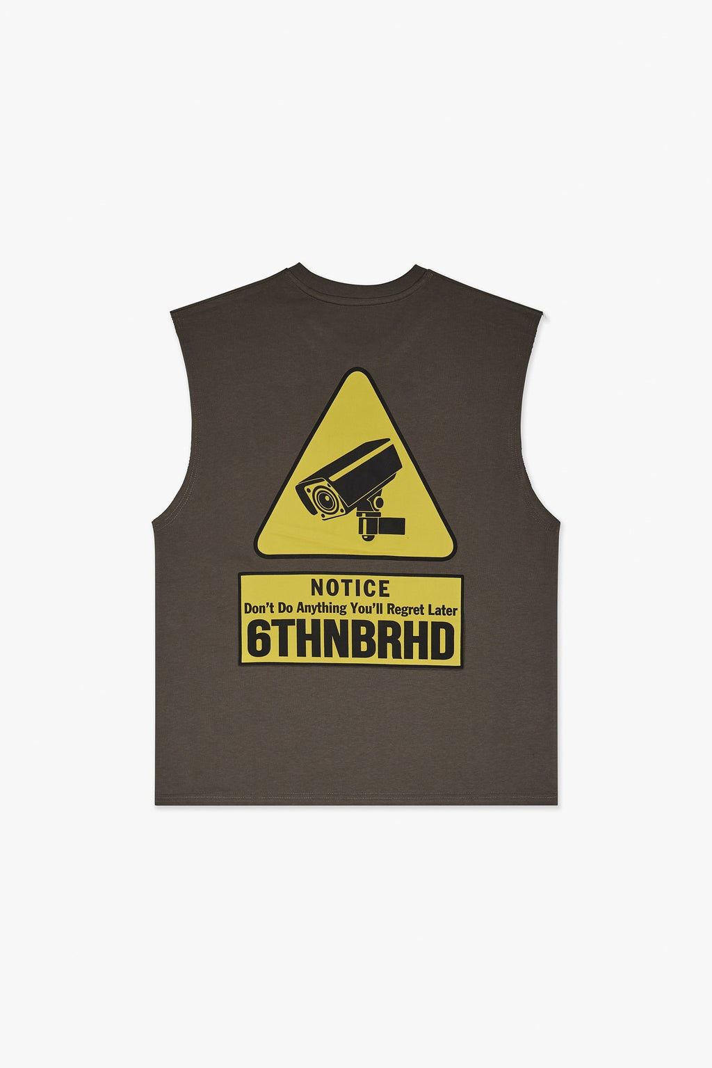 NOTICE SLEEVELESS TEE - GREY
