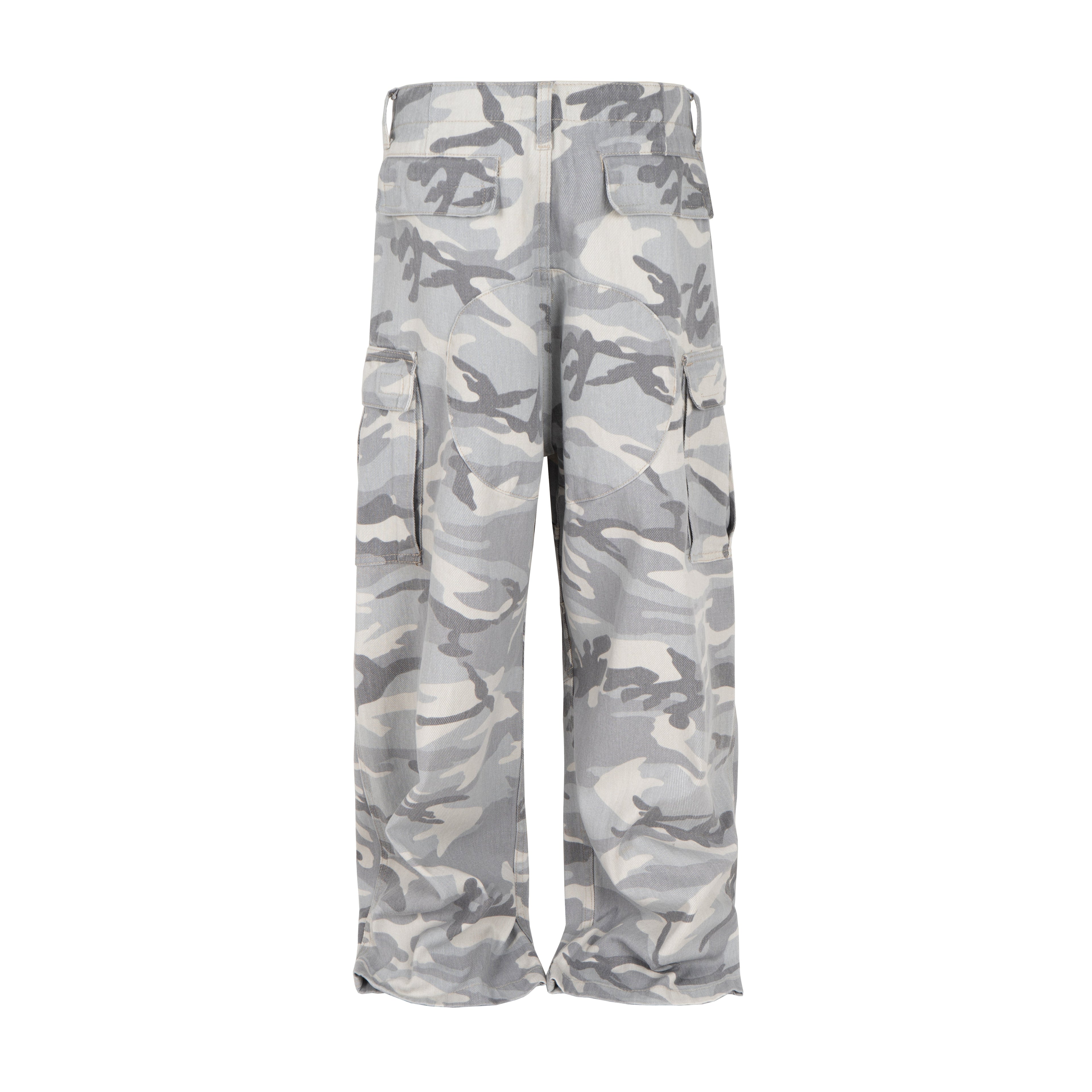 SNOW CAMO CARGO PANTS