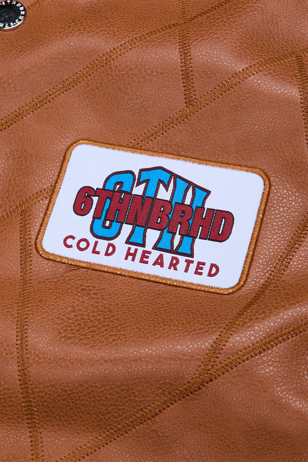 6thNBRHD LEATHER VEST "HARLEY" -BROWN
