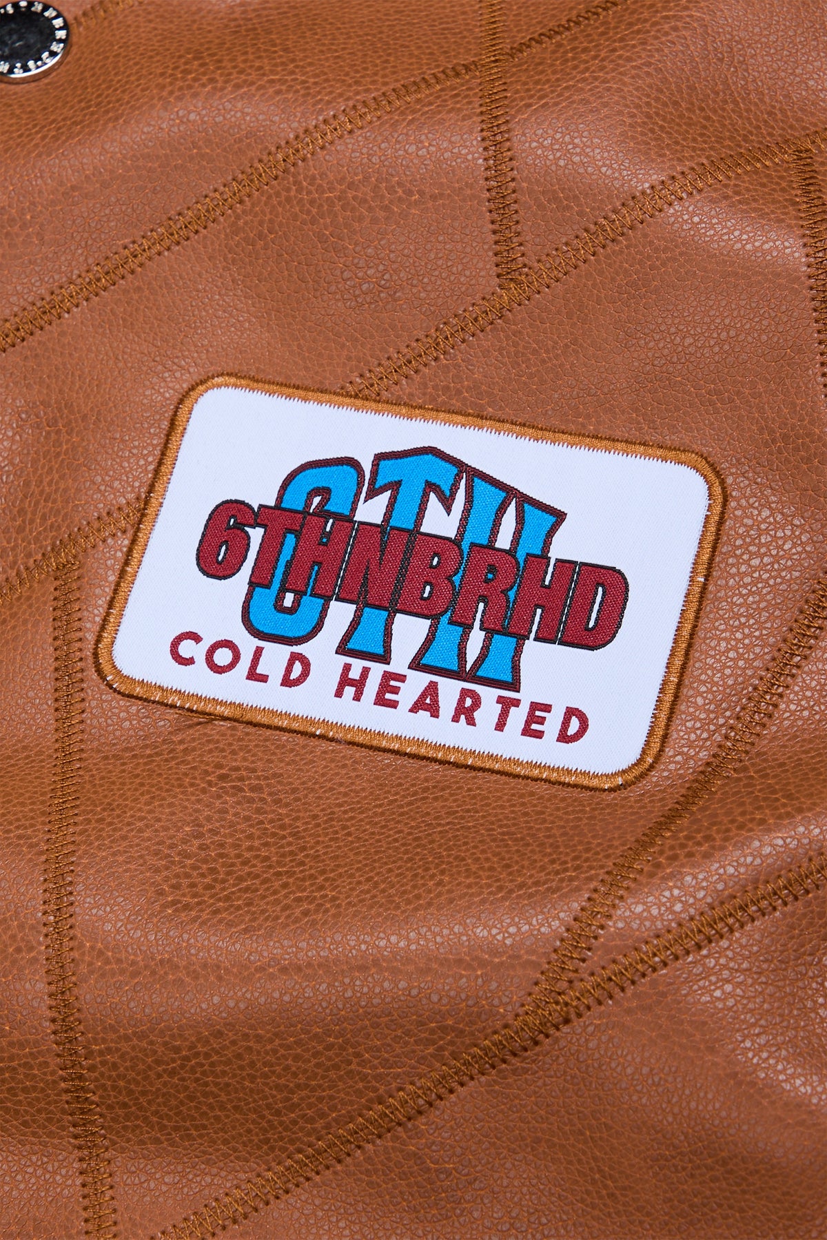 6thNBRHD LEATHER VEST "HARLEY" -BROWN