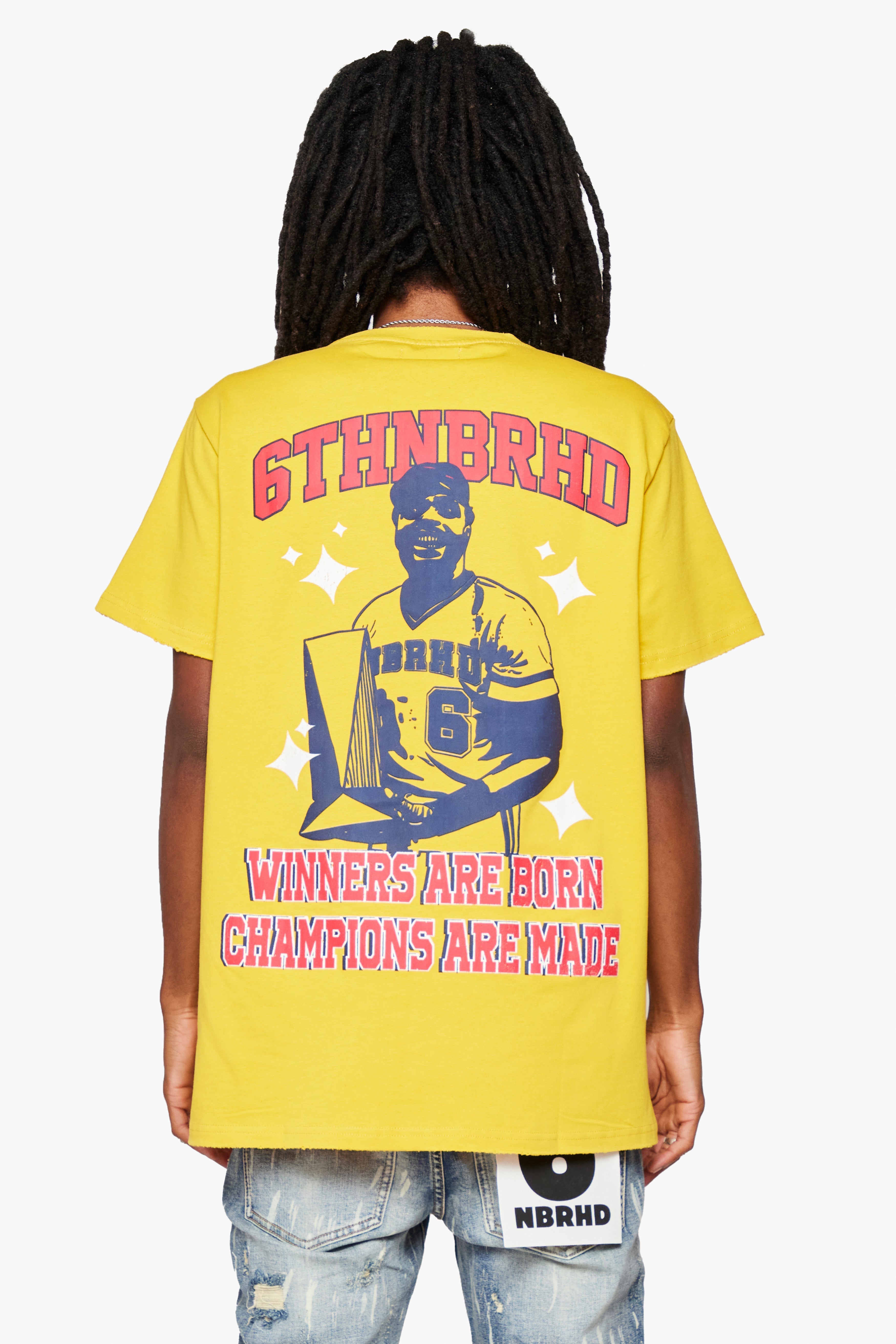 6thNBRHD TEE "HOMERUN" GOLD