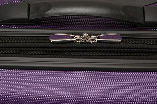 Rockland Melbourne Abs Luggage Purple