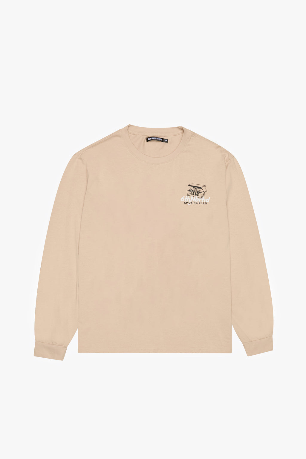 6thNBRHD LONG SLEEVE TEE "THE DOC" CREAM