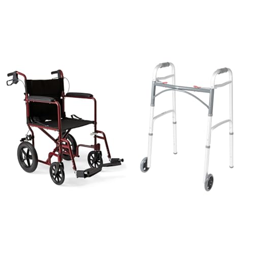 Medline Lightweight Transport Wheelchair Handbrakes