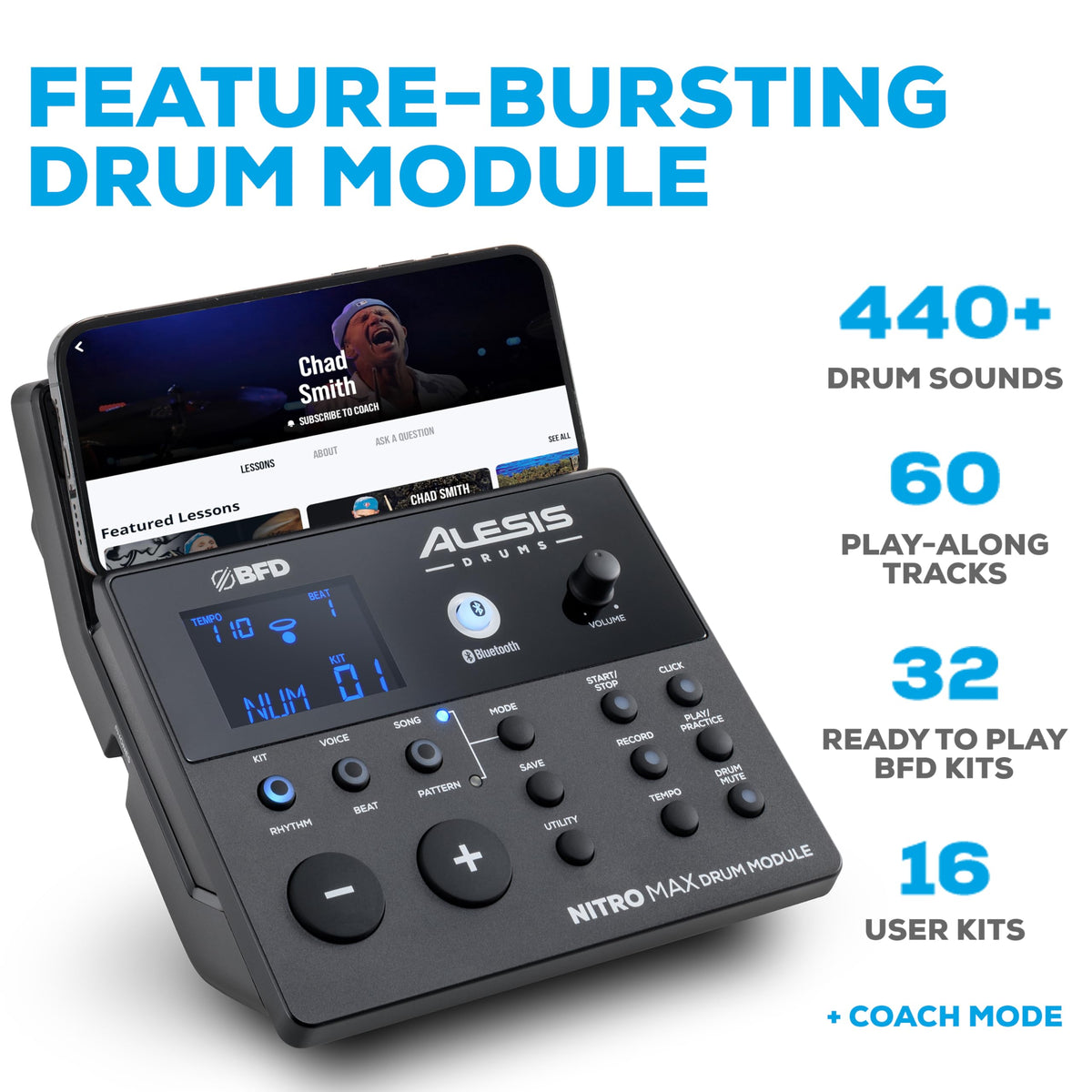 Alesis Electric Bluetooth Sounds Drumeo