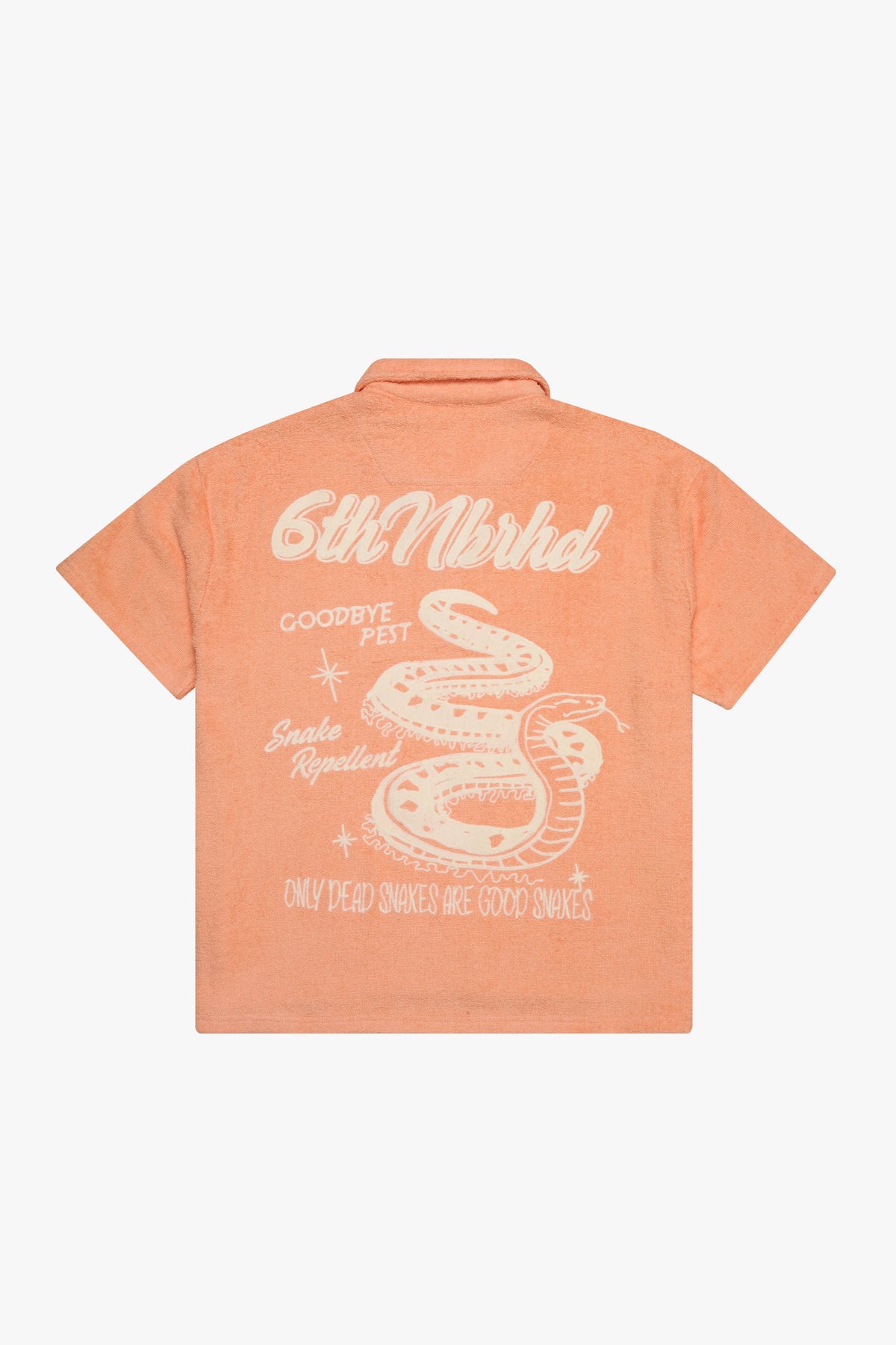 6thNBRHD WOVEN "DEAD SNAKES" PEACH