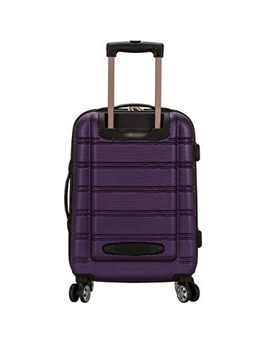 Rockland Melbourne Abs Luggage Purple