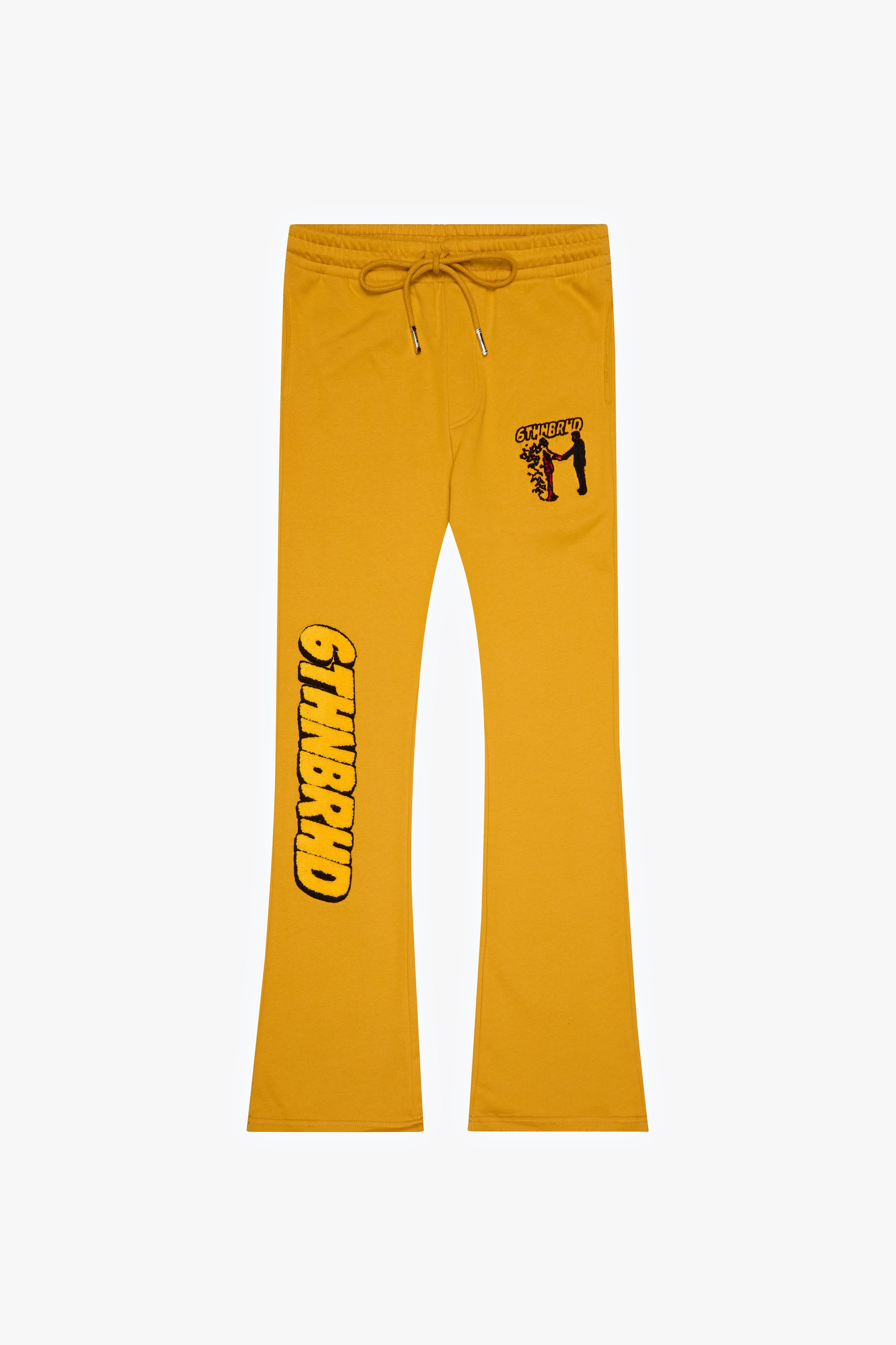 6thNBRHD FLEECE PANTS "CHOICES" YELLOW