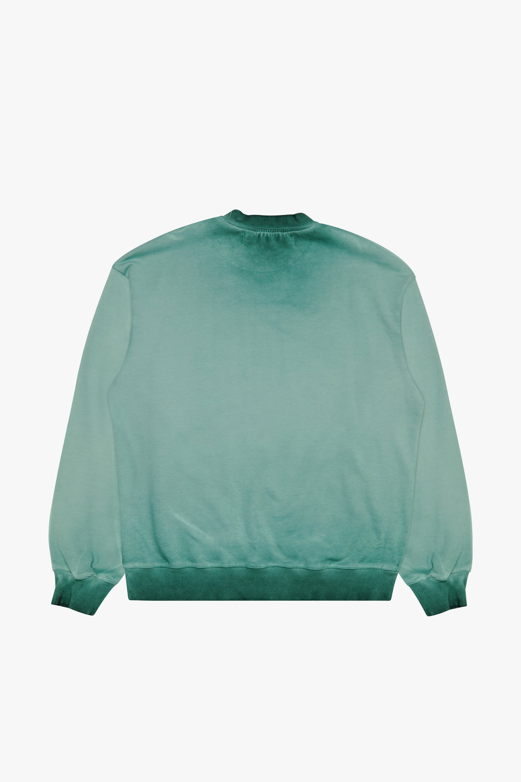 6thNBRHD CREWNECK "ESNTL 2.0" VINTAGE GREEN
