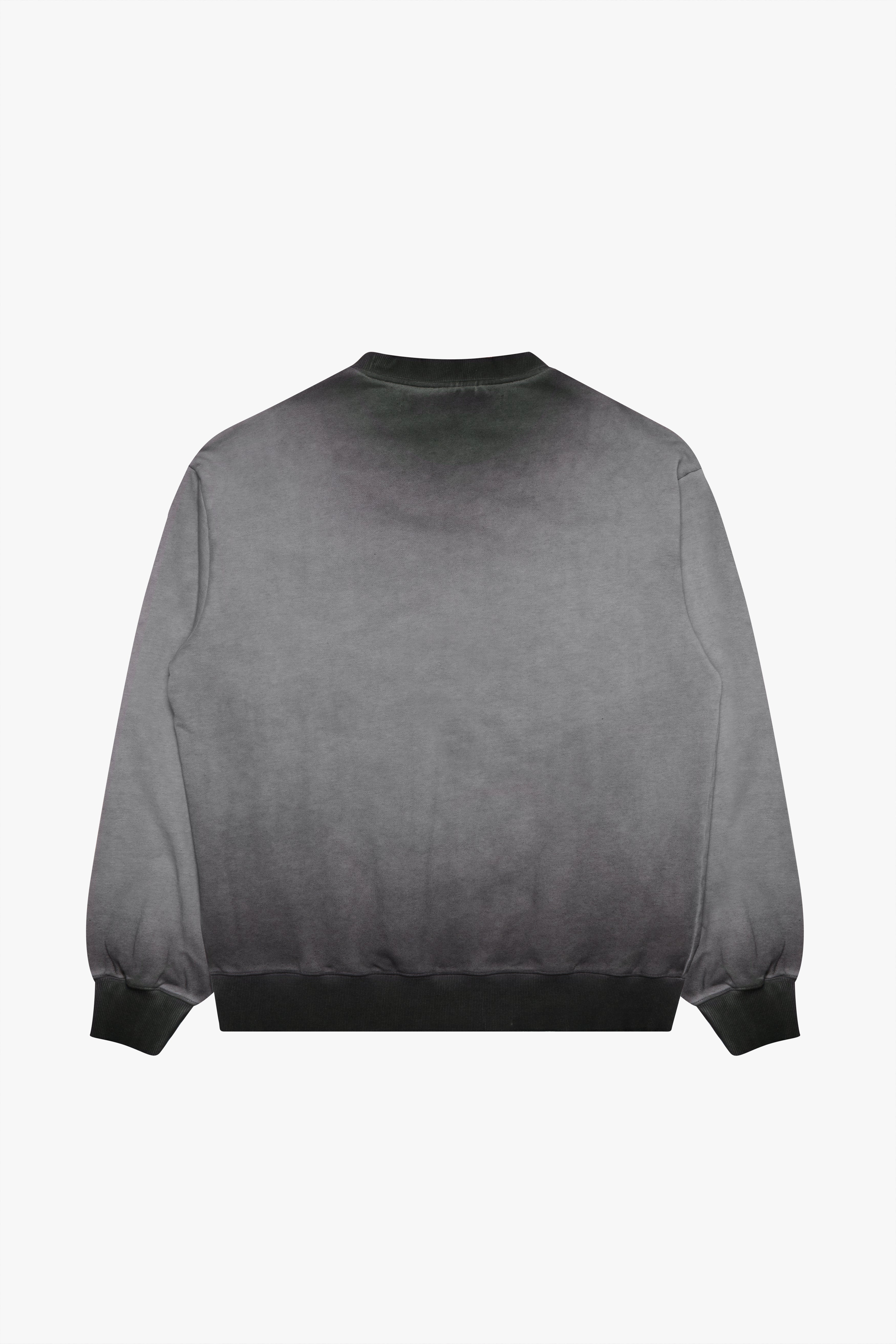 6thNBRHD CREWNECK "ESNTL 2.0" VINTAGE GREY