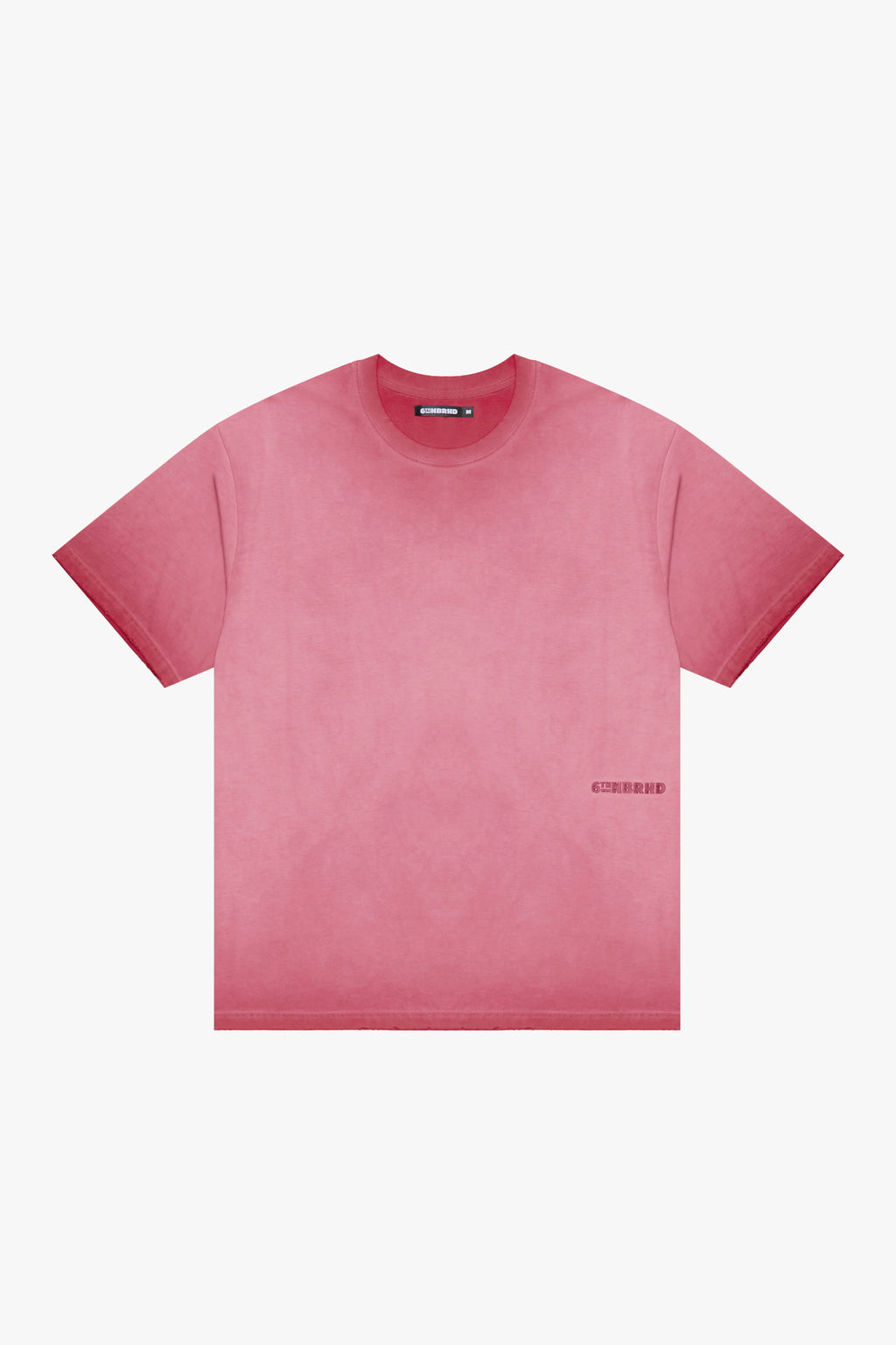 6thNBRHD TEE "ESNTL 2.0" VINTAGE RED