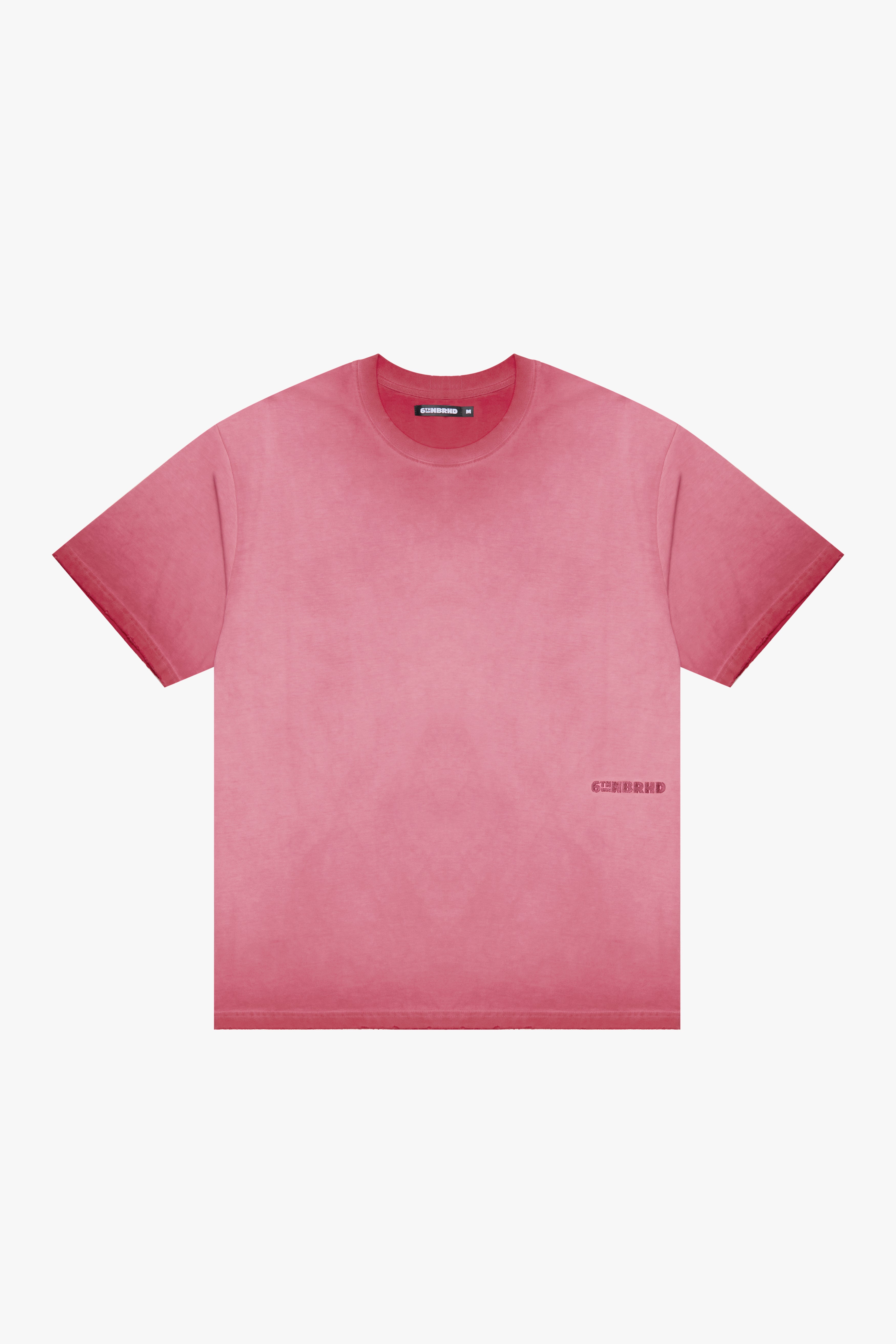 6thNBRHD TEE "ESNTL 2.0" VINTAGE RED