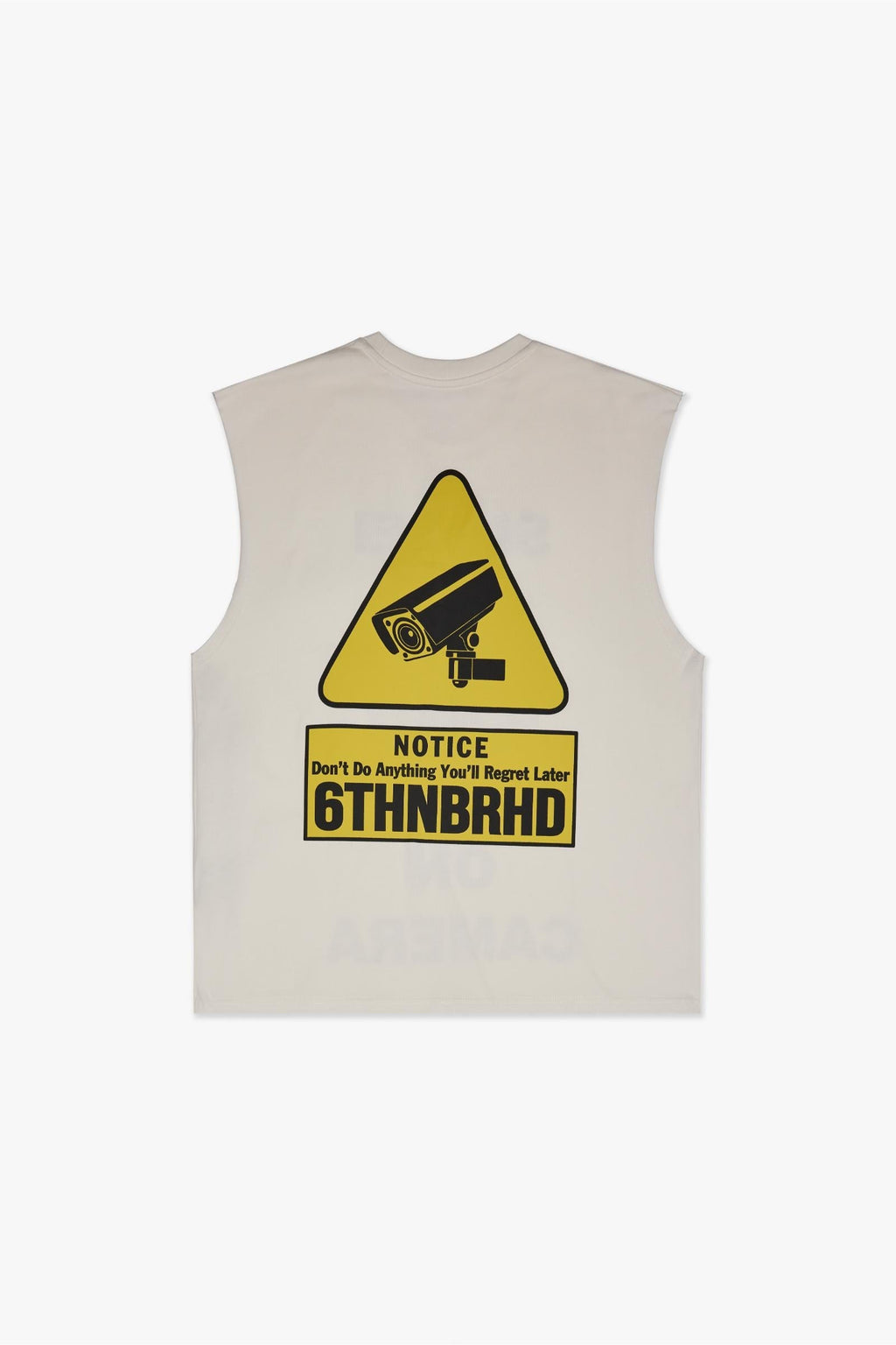 NOTICE SLEEVELESS TEE - WHITE