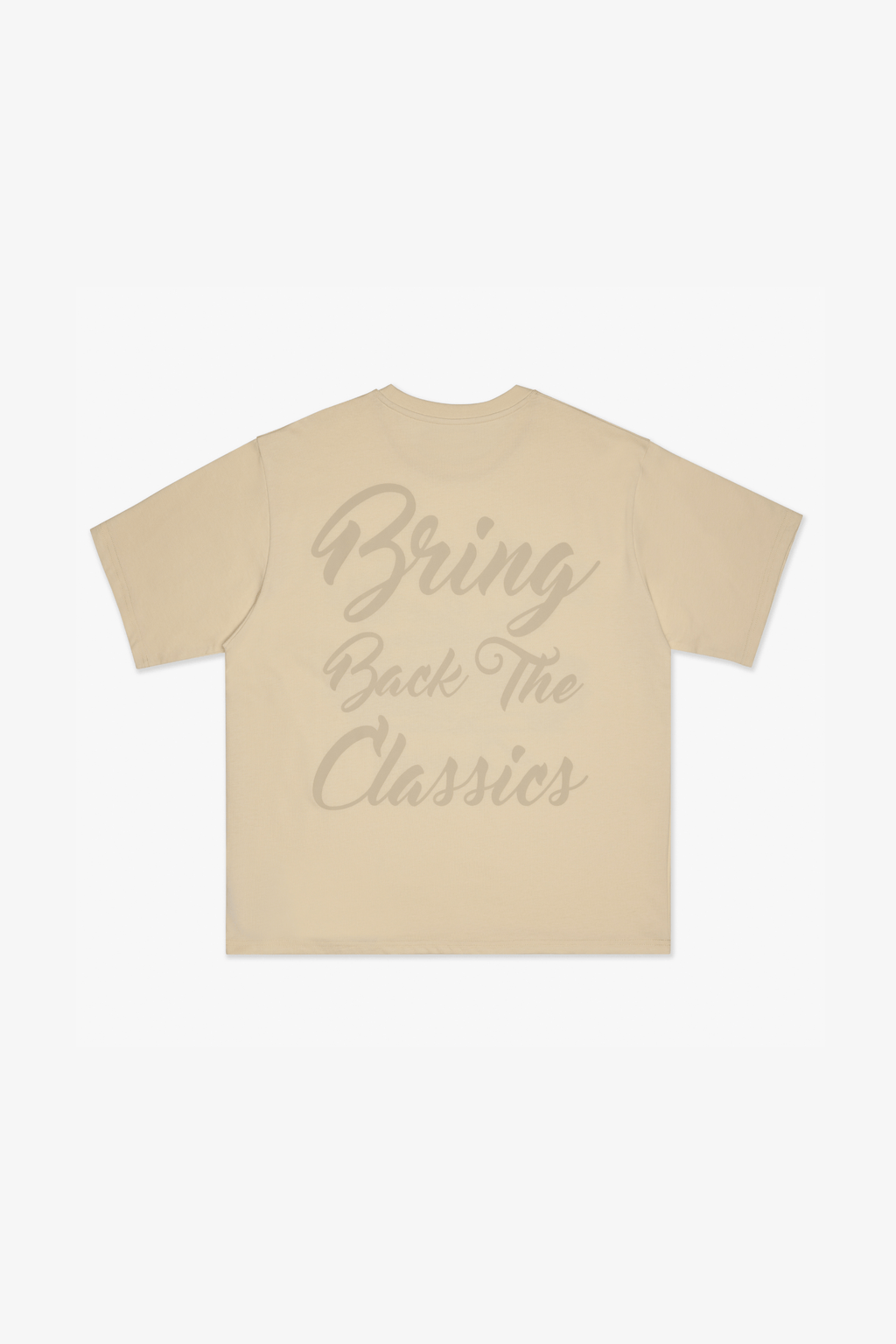 "CLASSIC IS BACK" TEE - CREAM