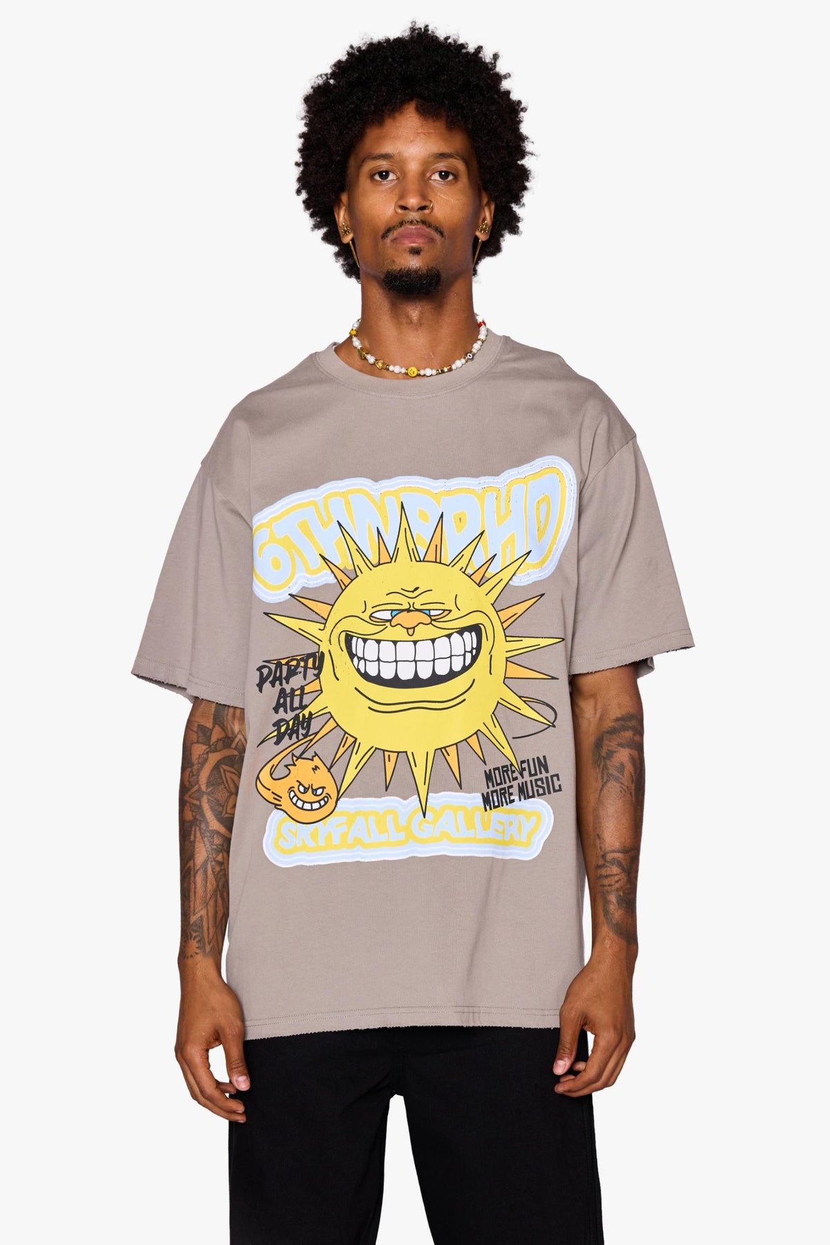 "SKYFALL" TEE GREY