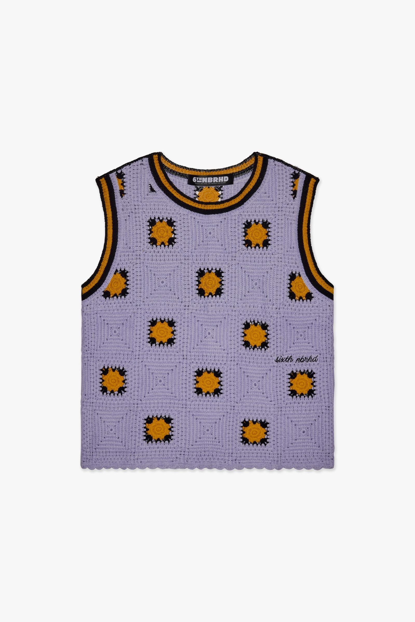 "ANTALIA" KNIT TANKTOP - PURPLE