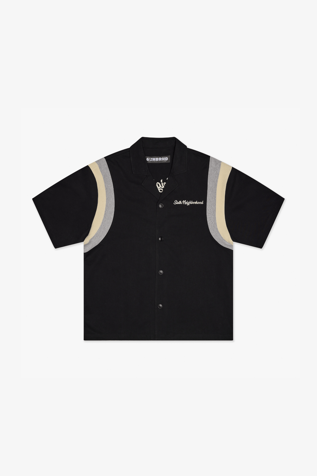 "IN MY LANE"  WOVEN - BLACK