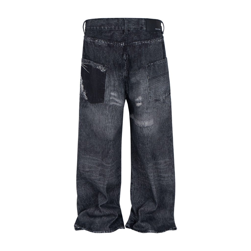 WIDEBOY SUTURE DENIM