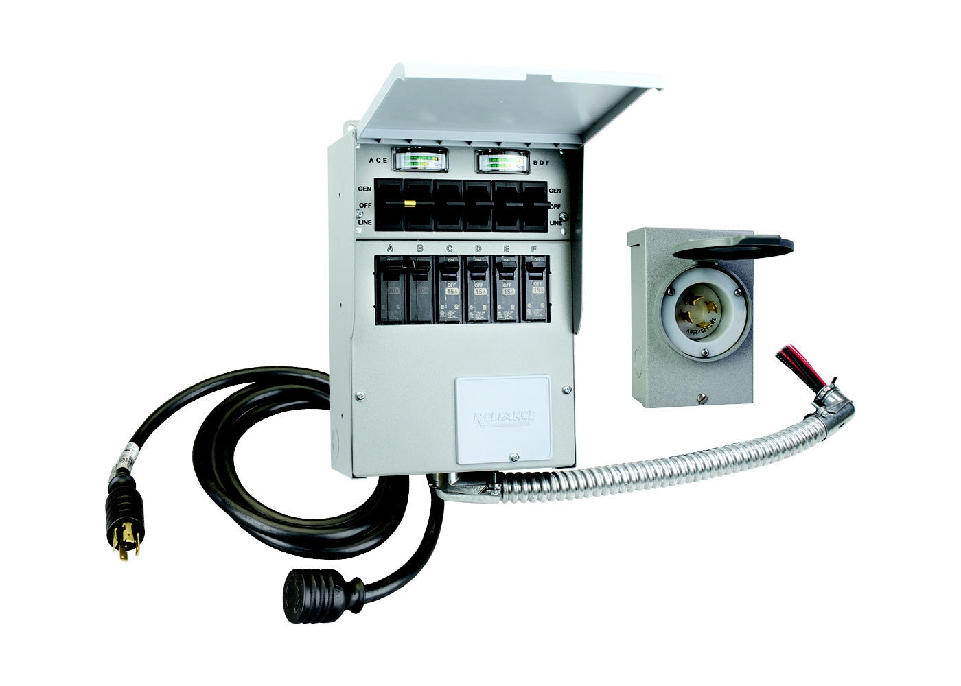 Reliance 8000-Watt Generator Transfer Switch Kit 306LRK
