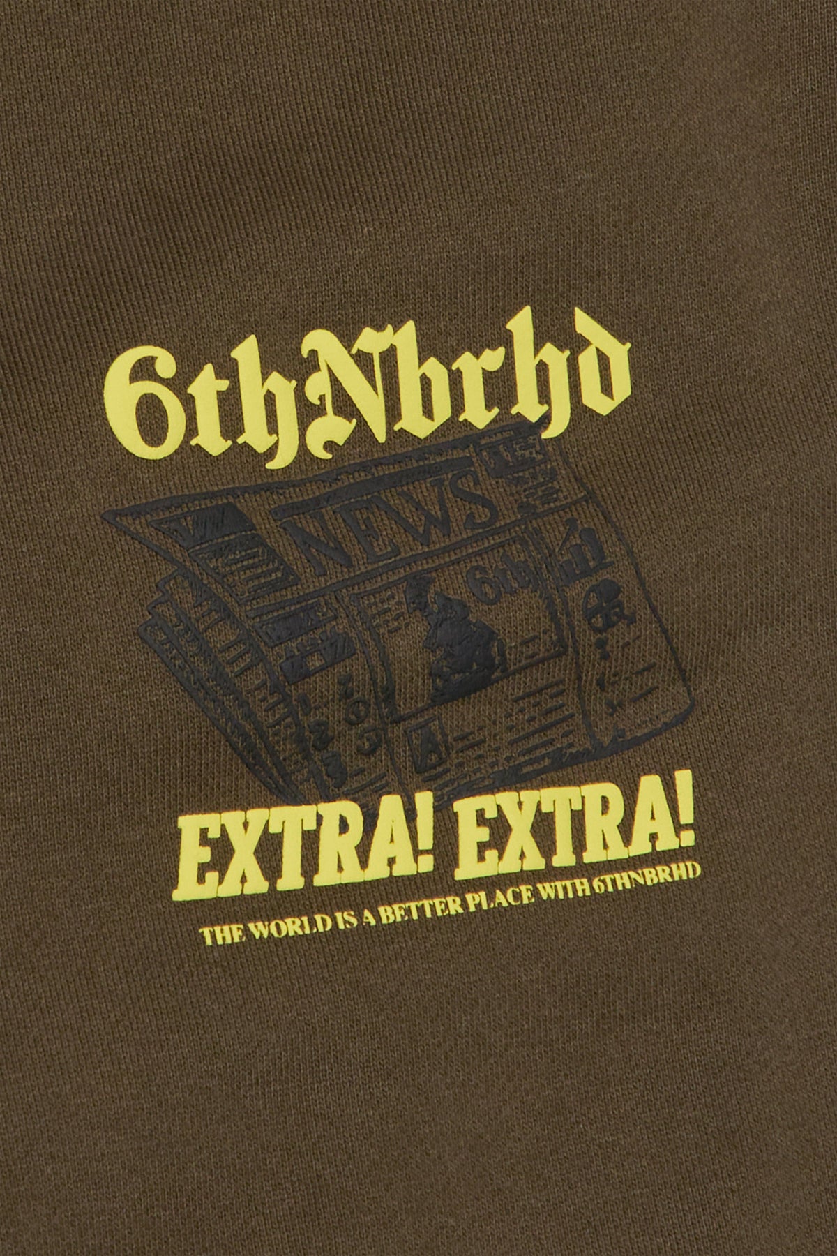 6thNBRHD STACKED FLEECE PANTS "EXTRA" OLIVE