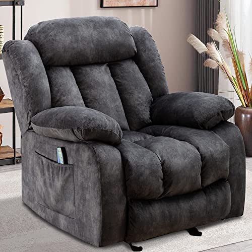 INZOY Recliner Vibration Vibrating Overstuffed