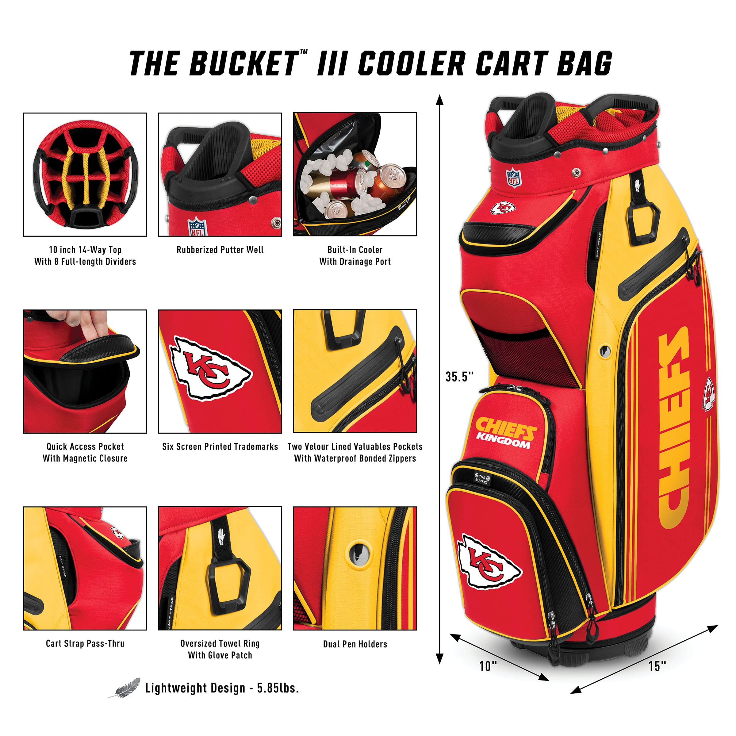 Team Effort Bucket Cooler Cart