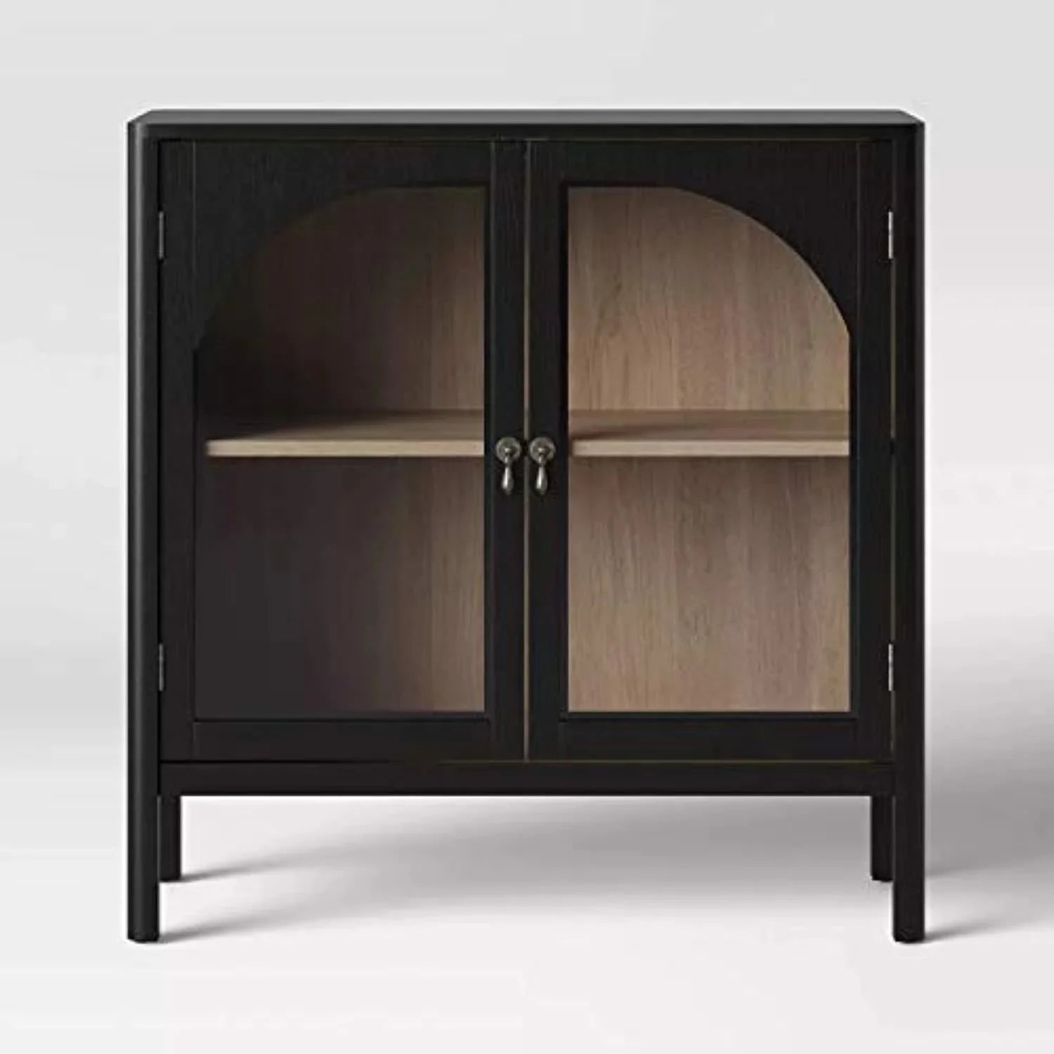 Threshold New Bedford 2 Door Accent Cabinet Black