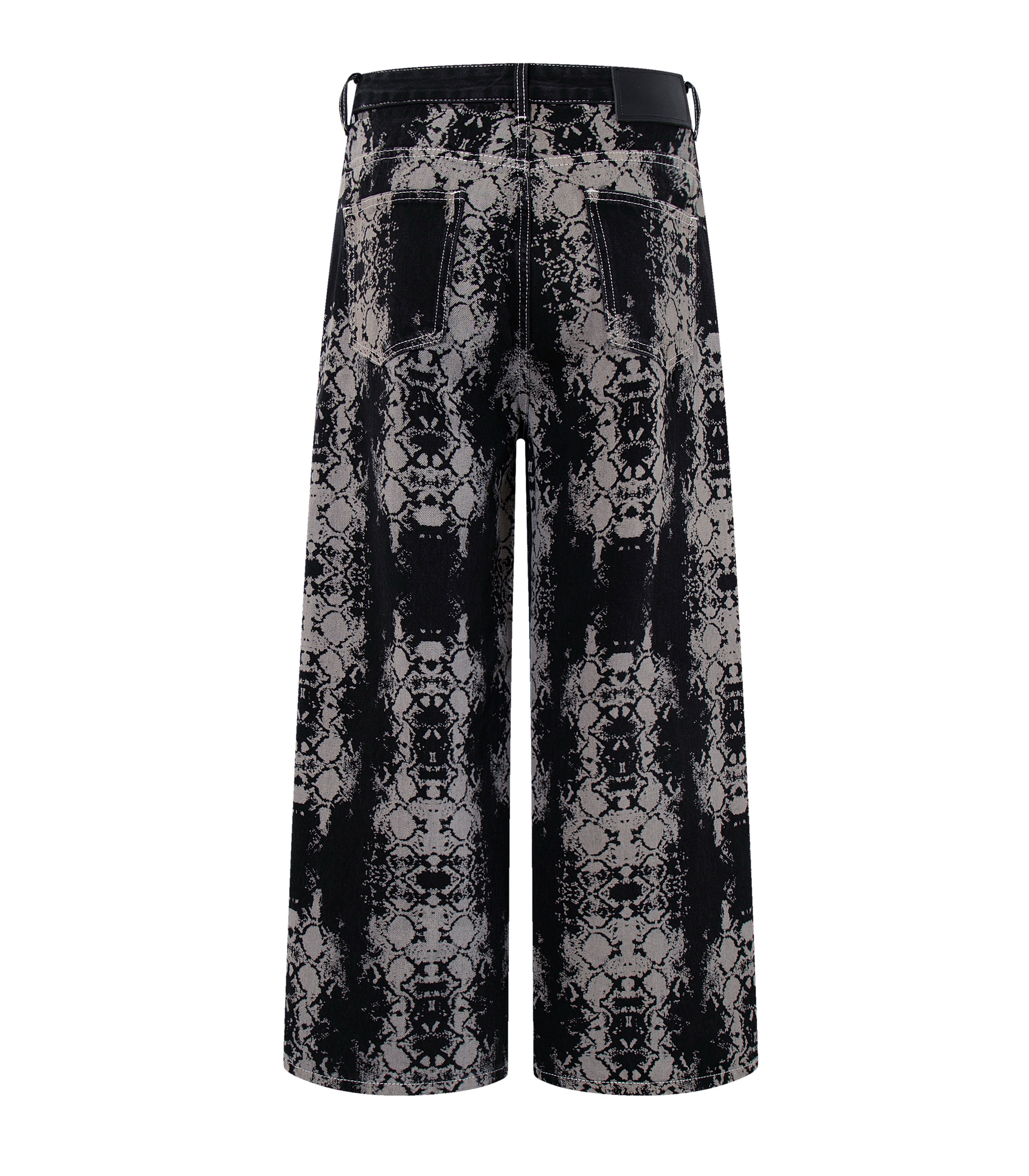 SNAKESKIN DENIM