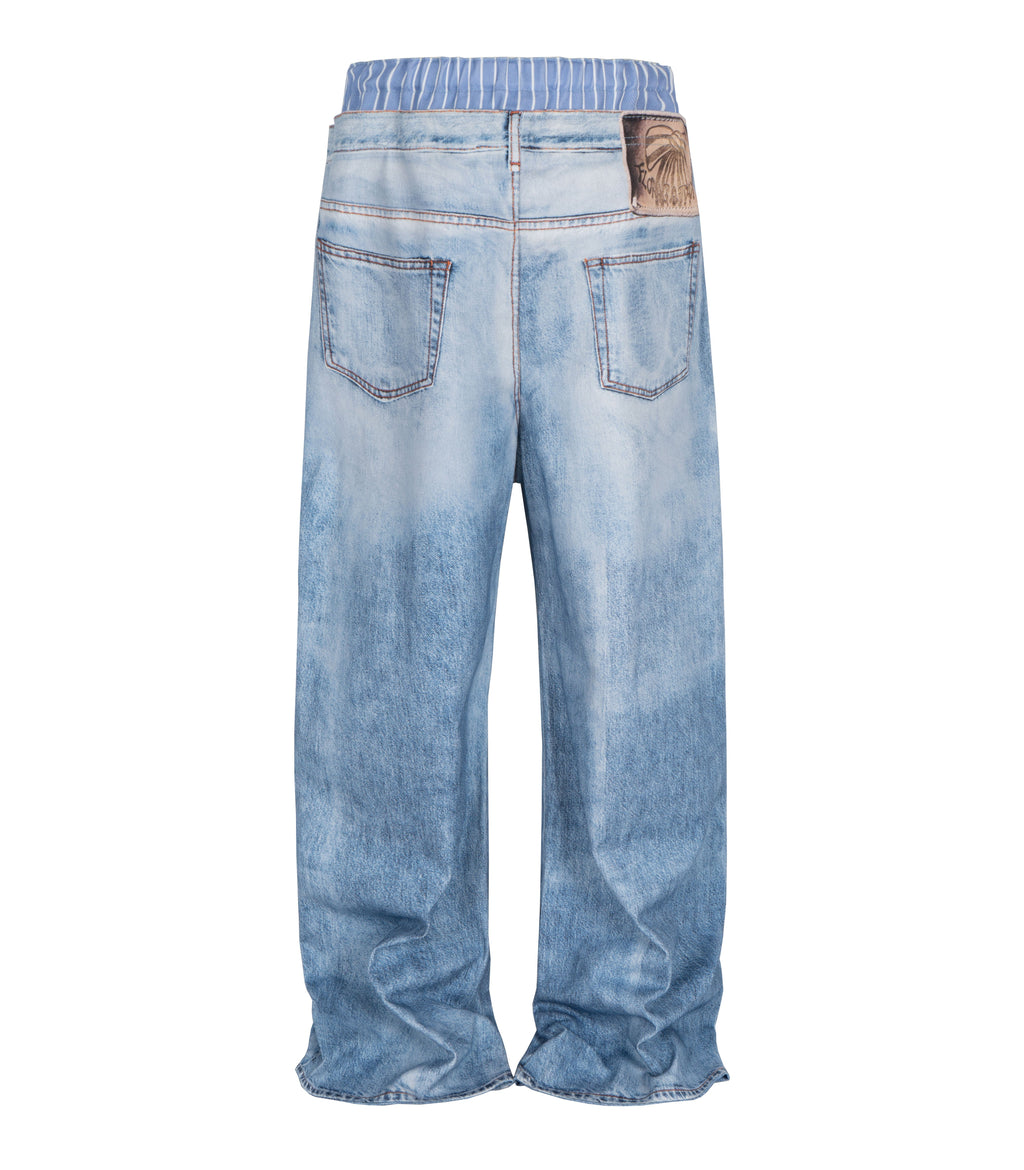 CONTRAST BOXER DENIM