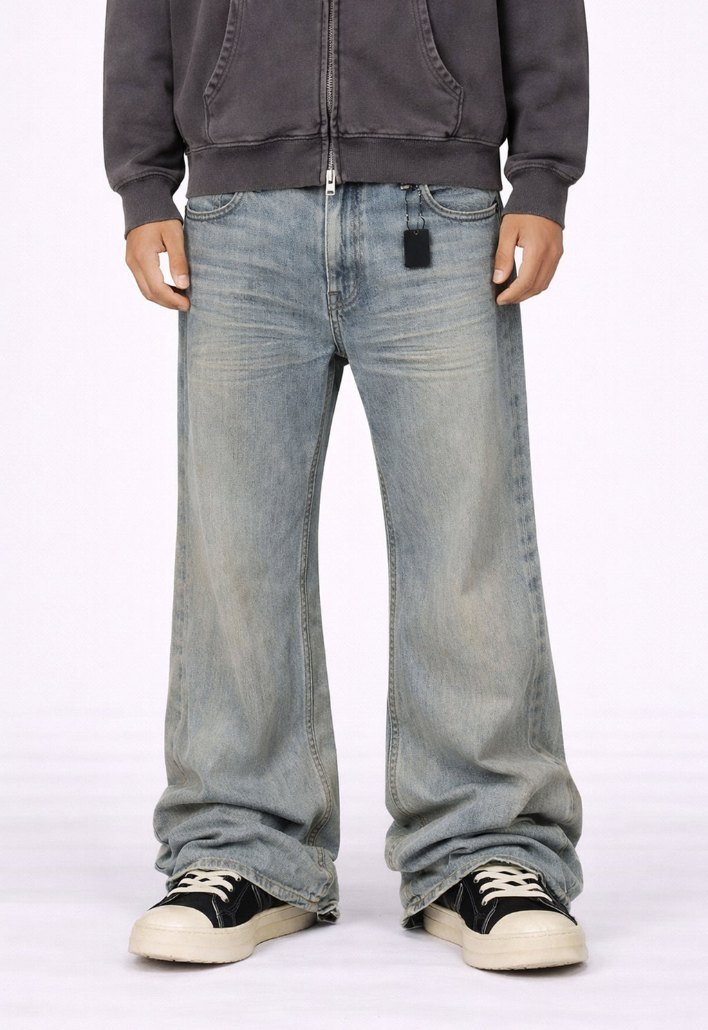 WIDEBOY STONE FLARE DENIM