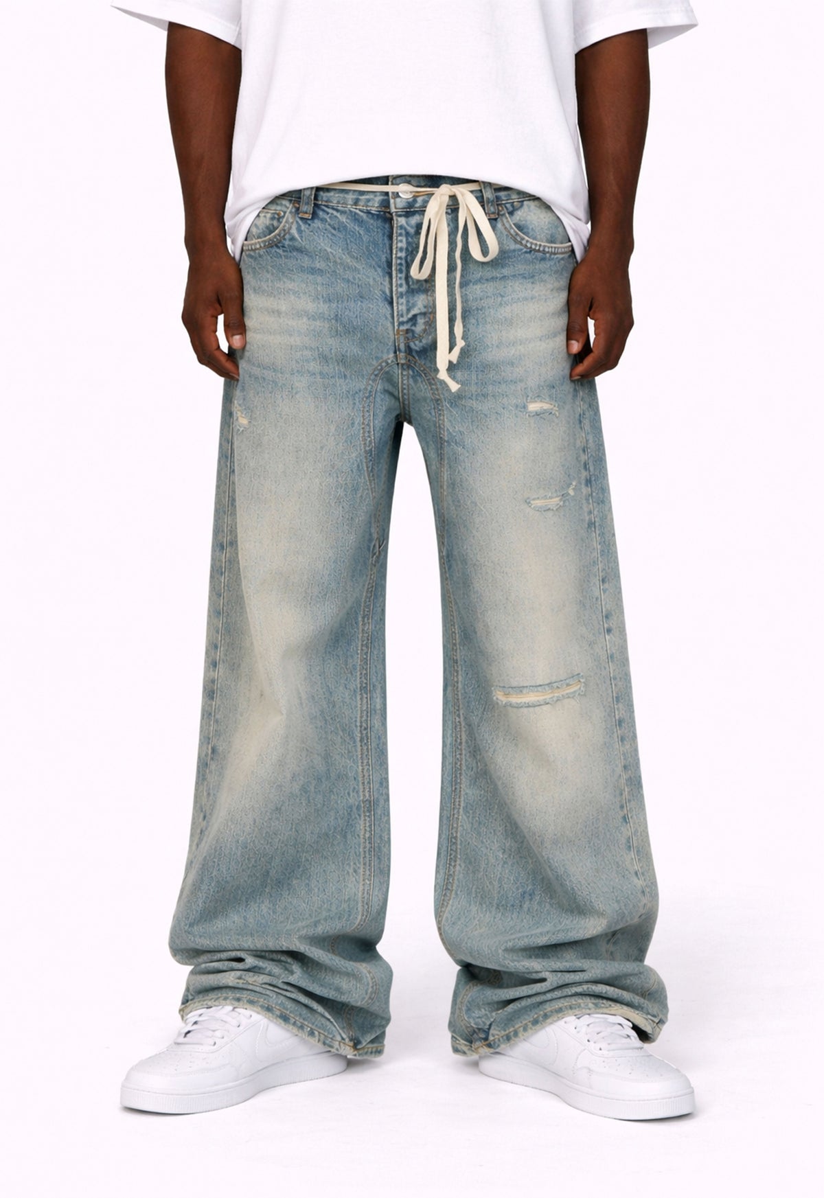 LACE DENIM