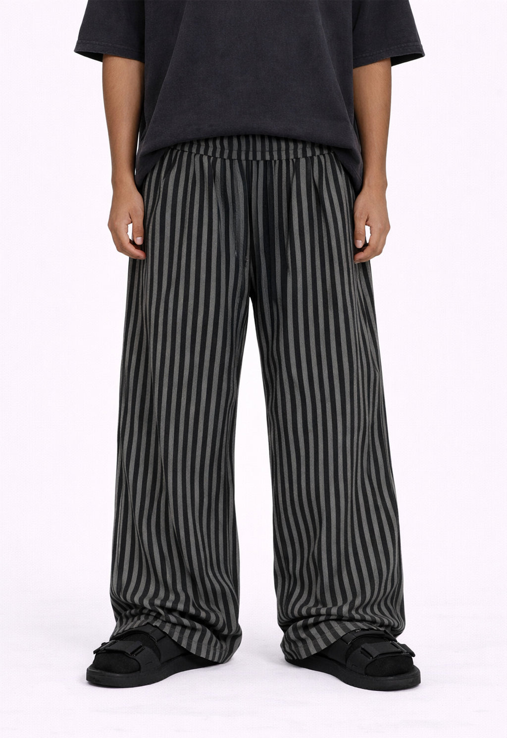 NOIR STRIPED LOUNGE PANTS