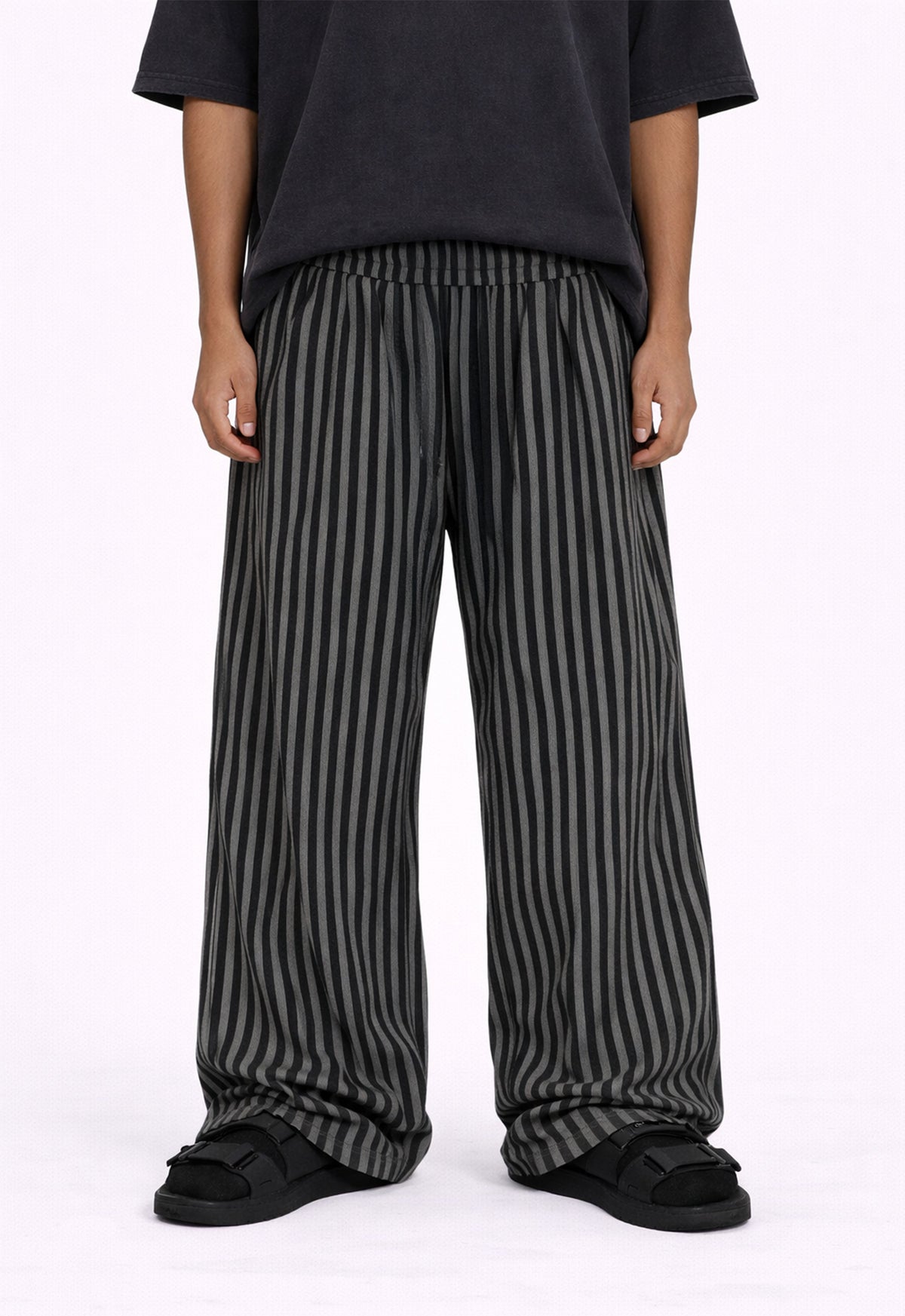 NOIR STRIPED LOUNGE PANTS