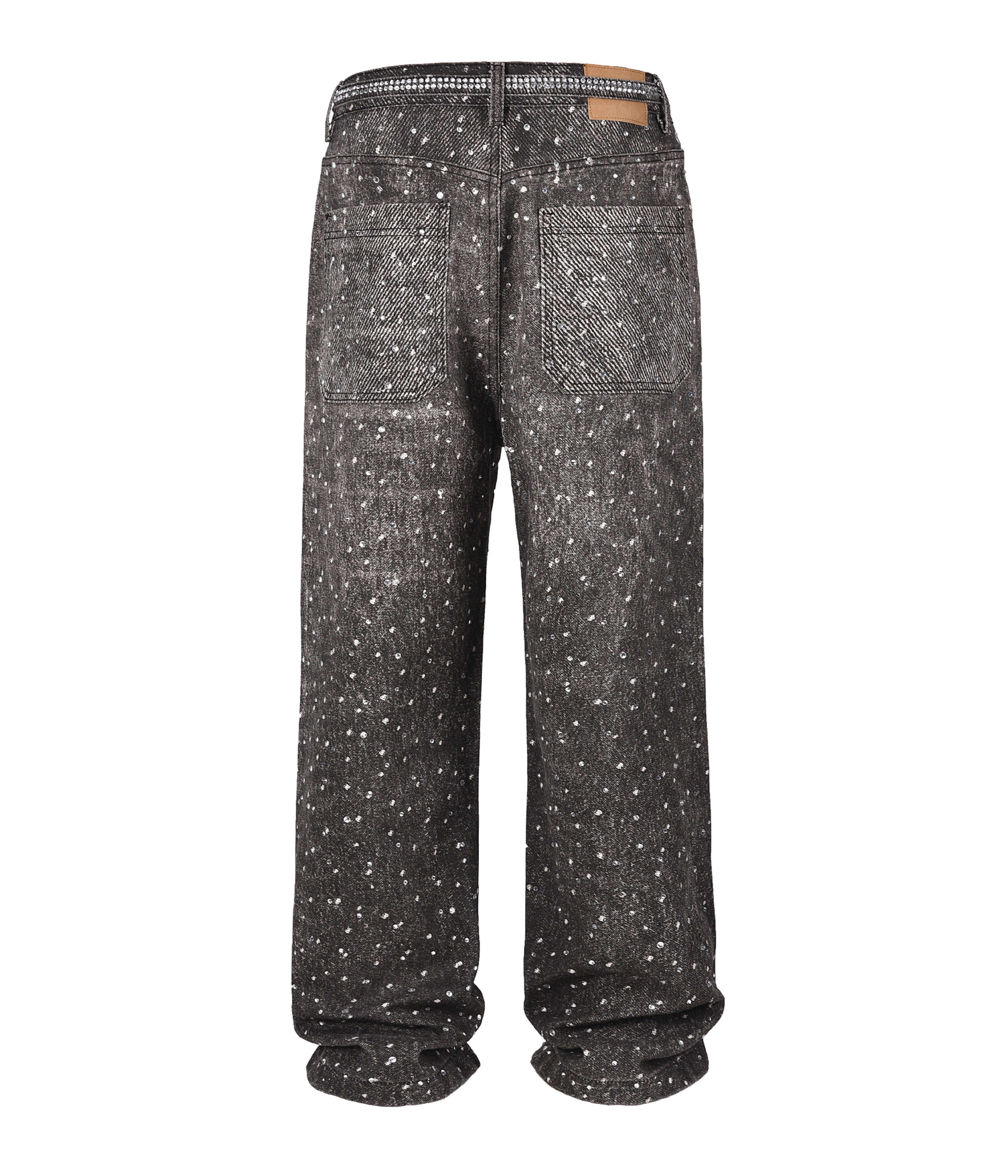 NOIR RHINESTONE DENIM (UNISEX)