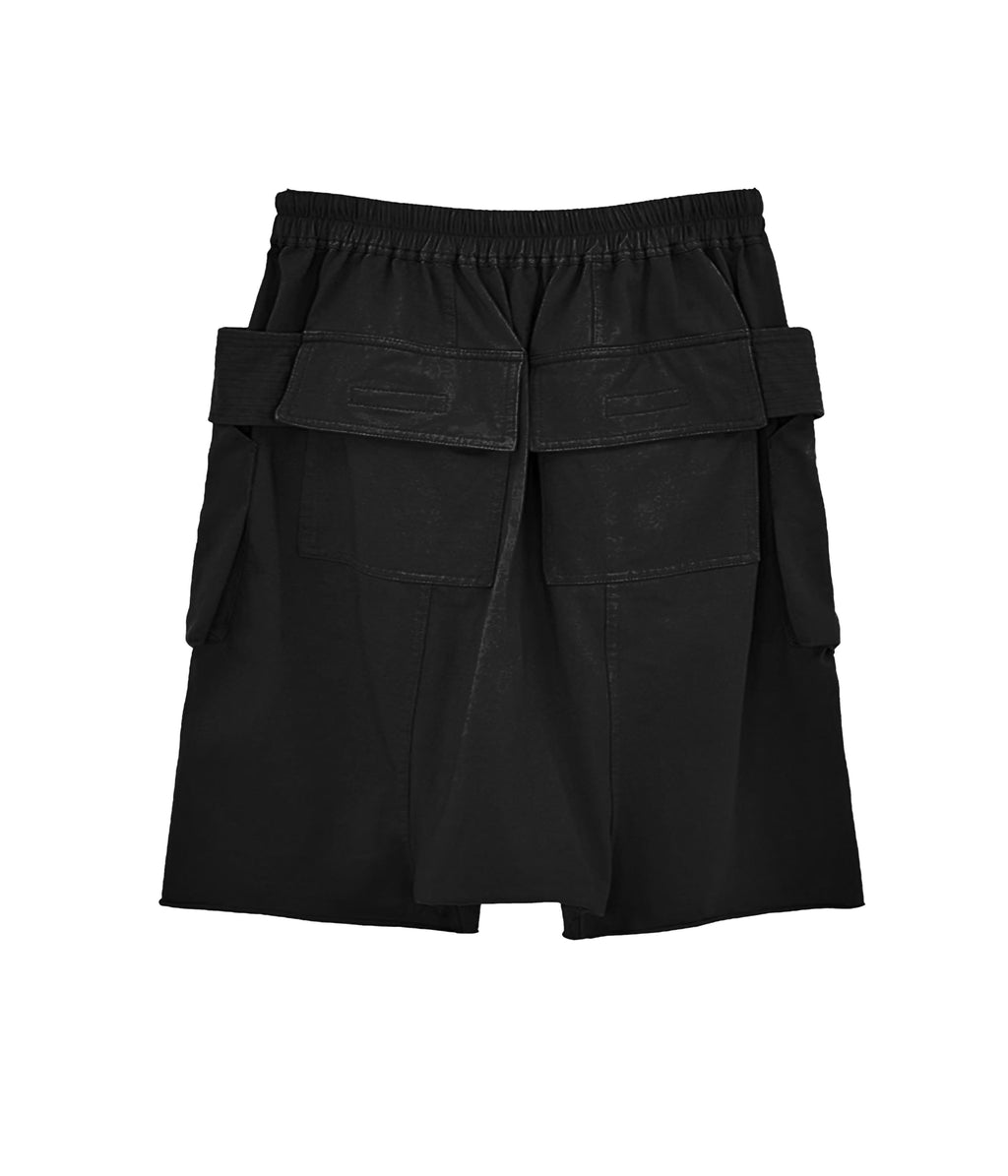 NOIR DROP-CROTCH CARGO SHORTS