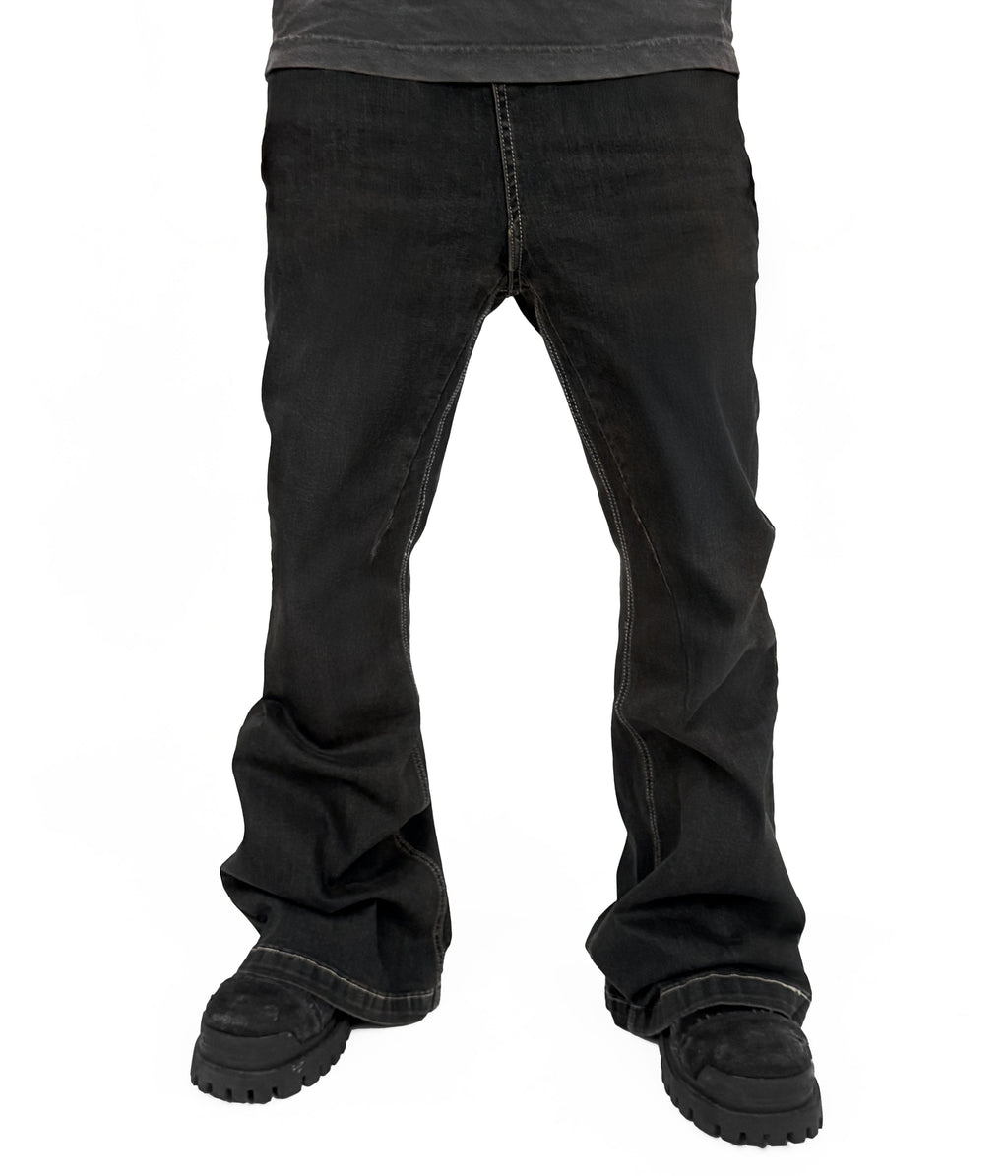 NOIR WIDEBOY FLARE DENIM (UNISEX)