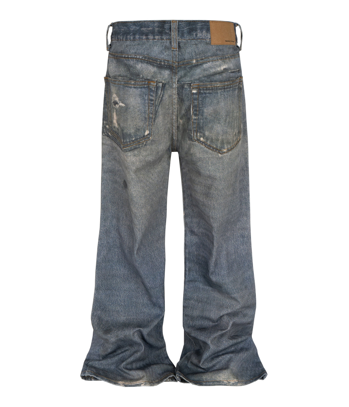 WIDEBOY DISTRESS PRINT DENIM