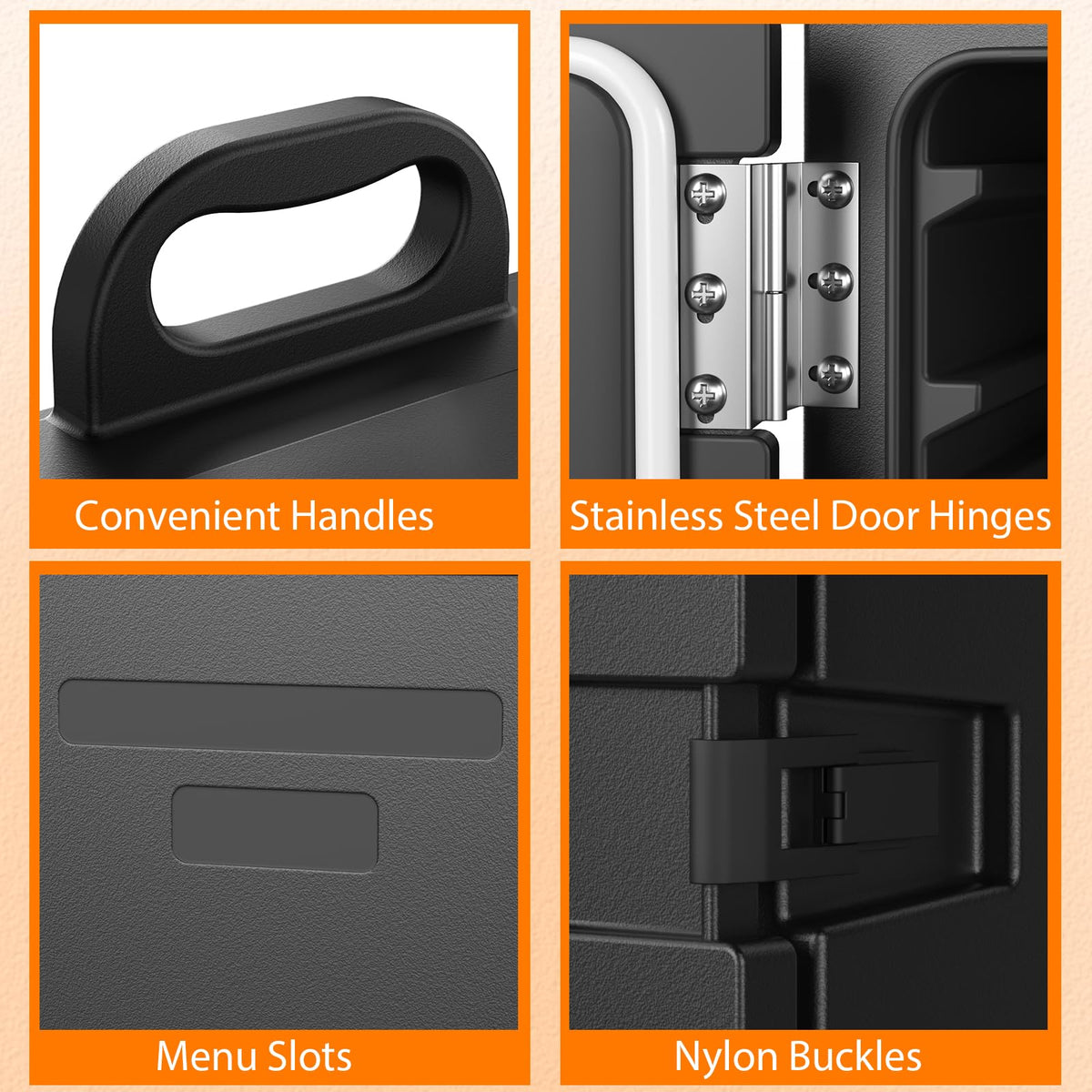 COSTWAY End Loading Insulated Food grade Restaurant