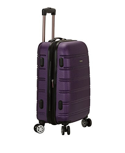 Rockland Melbourne Abs Luggage Purple