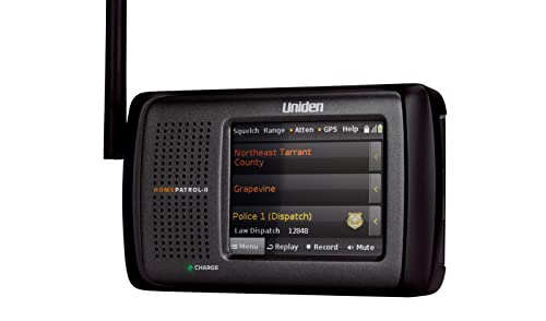 Uniden HomePatrol 2 Touchscreen TrunkTracker Emergency