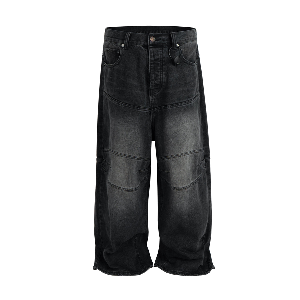 NOIR BAGGY BIKER DENIM