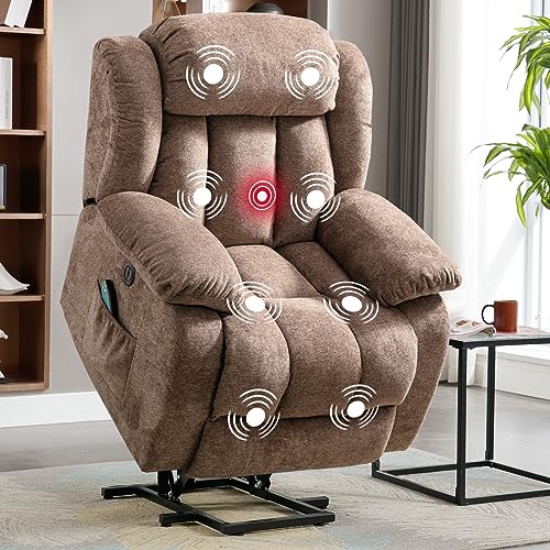 INZOY Recliner Vibration Vibrating Overstuffed