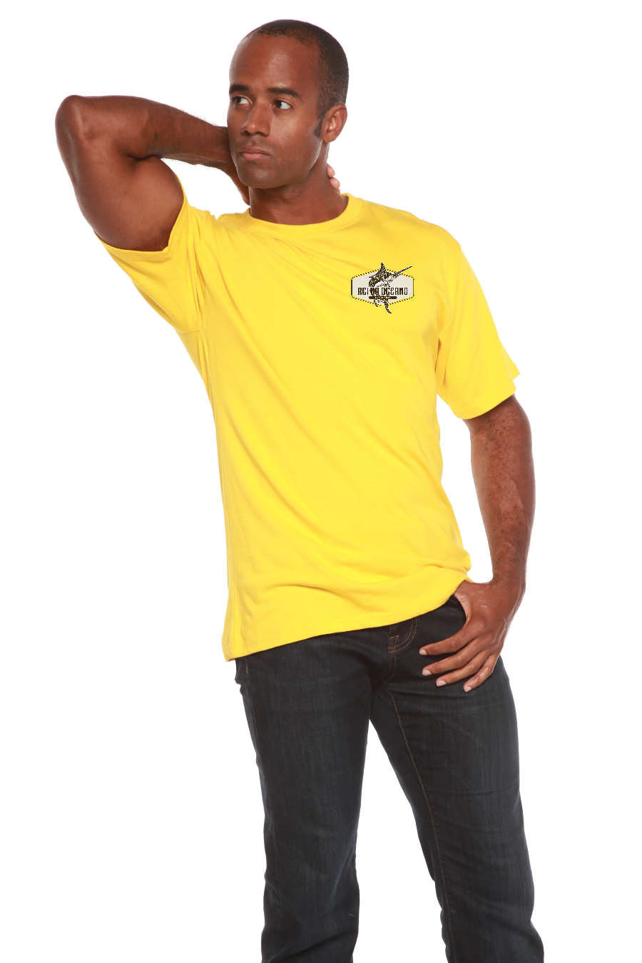 Rei do Oceano Men's Bamboo Short Sleeve Graphic T-Shirt