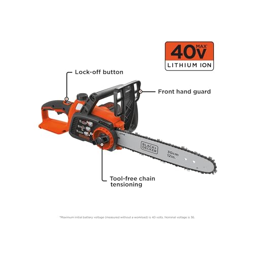 BLACK DECKER LCS1240 Cordless Chainsaw