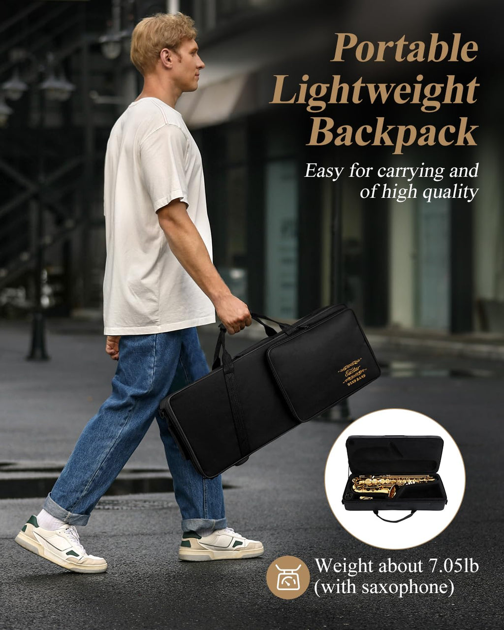 Eastar Student Saxophone Carrying Mouthpiece