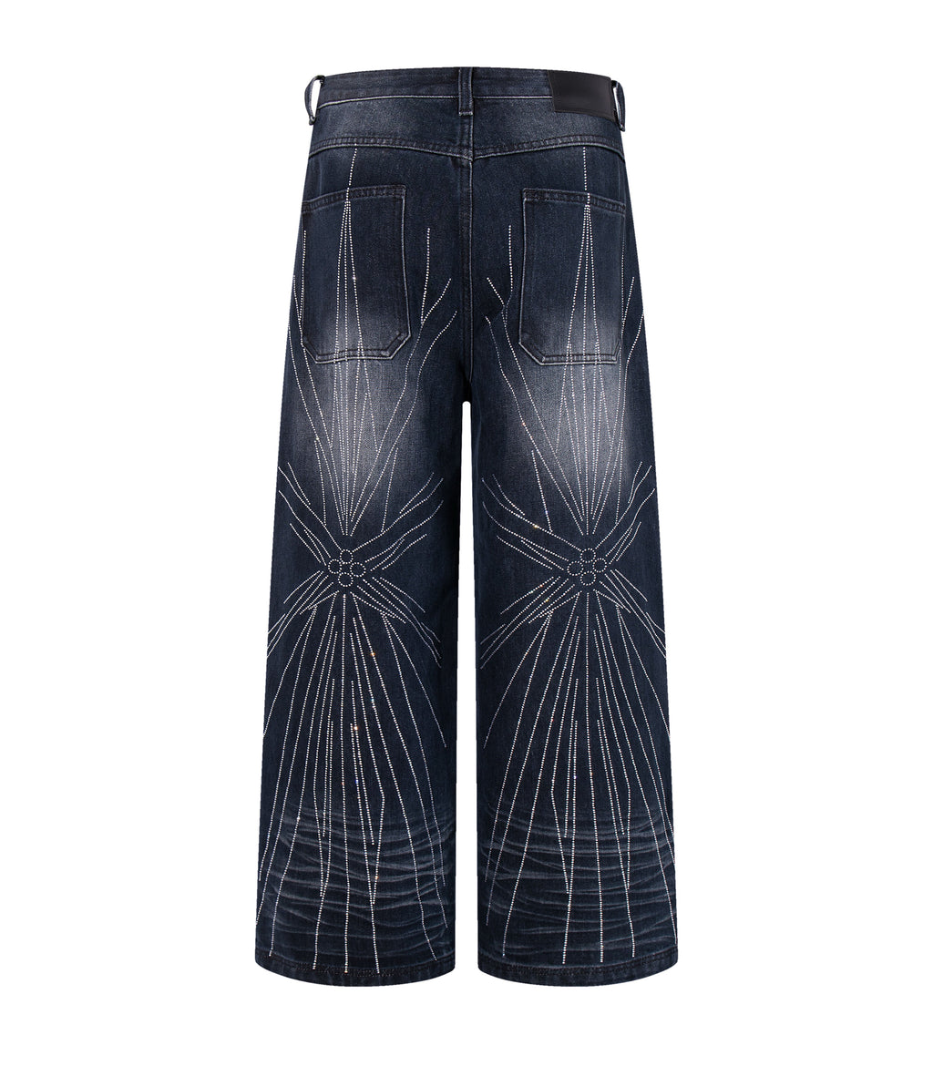 STAR RHINESTONE DENIM