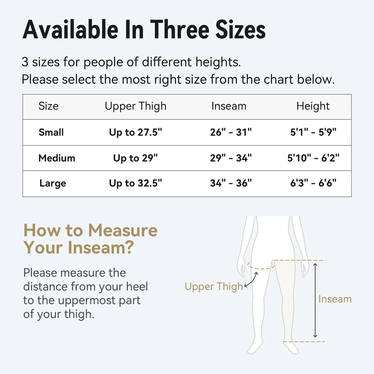 FIT KING Air Compression Recovery System, Calf &Thigh& Foot Air Massage Boots, for Blood Circulation and Fast Recovery (Small)