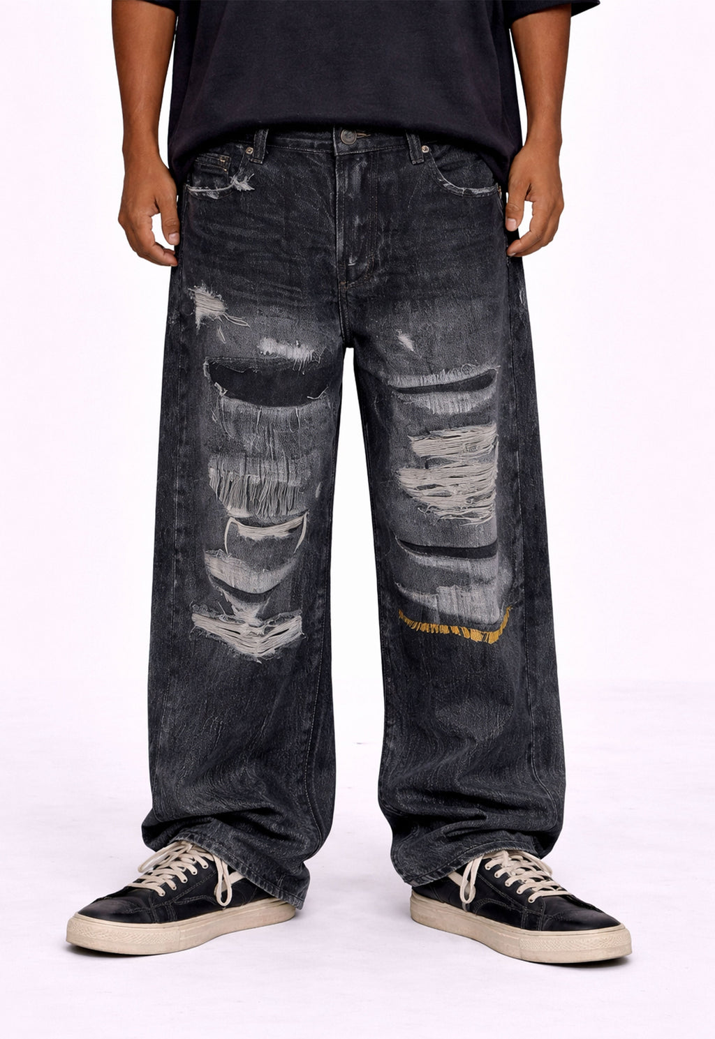 WIDEBOY SUTURE DENIM